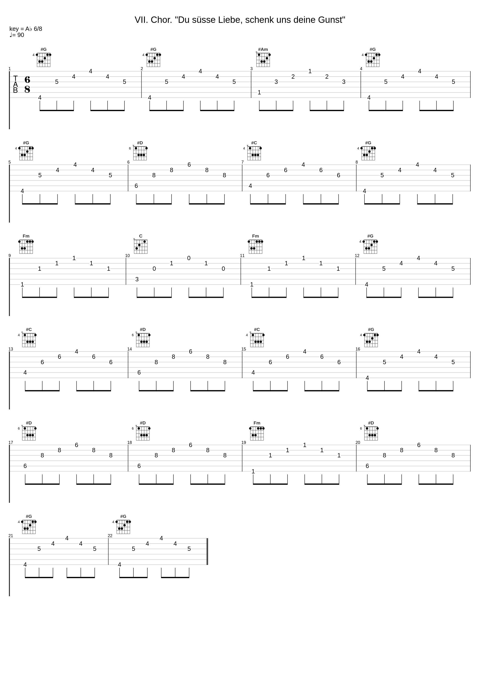 VII. Chor. "Du süsse Liebe, schenk uns deine Gunst"_chor,Johann Sebastian Bach,Rudolf Lutz_1