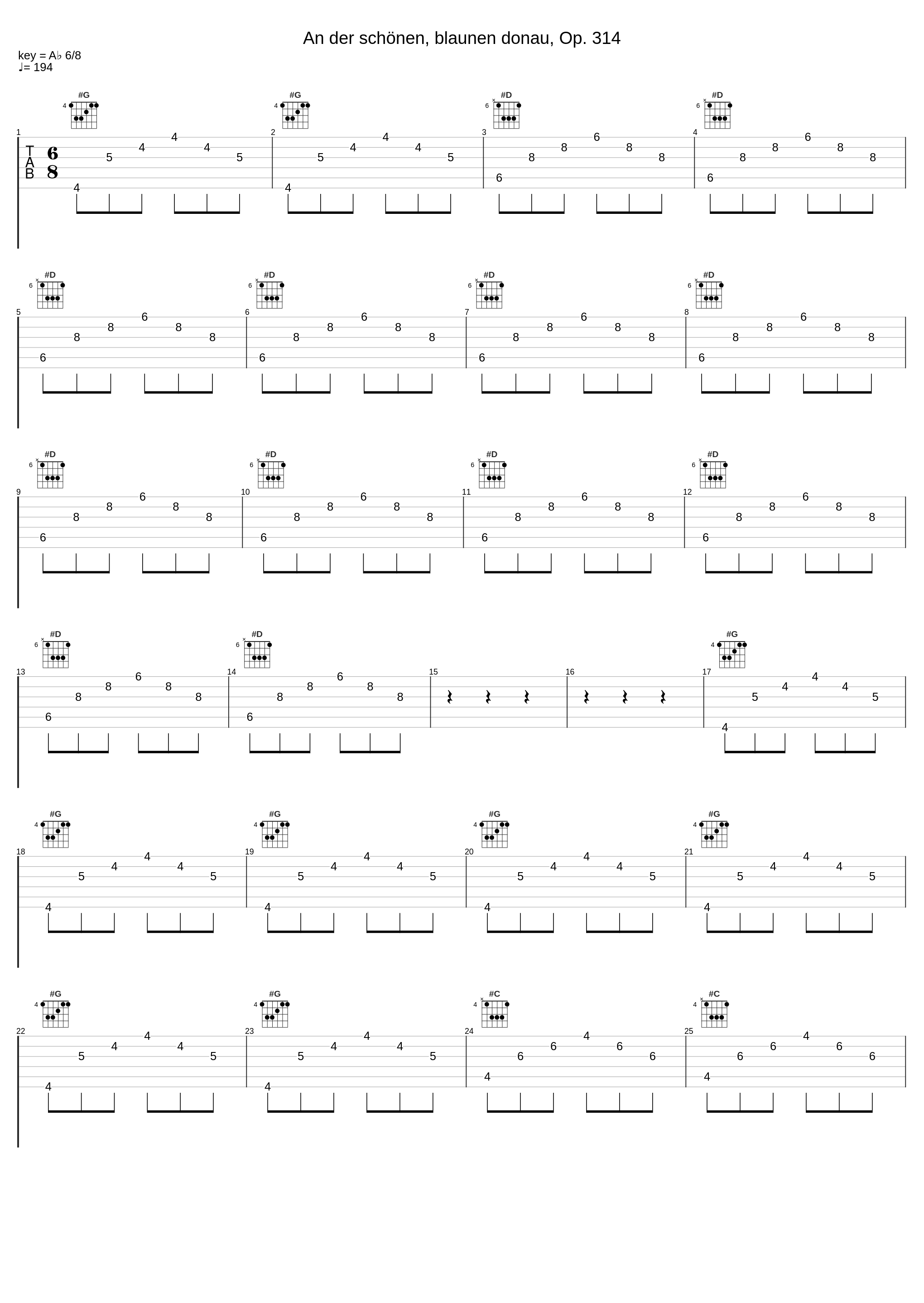 An der schönen, blaunen donau, Op. 314_Operetta Studio Orchestra,Johann Strauss Jr._1