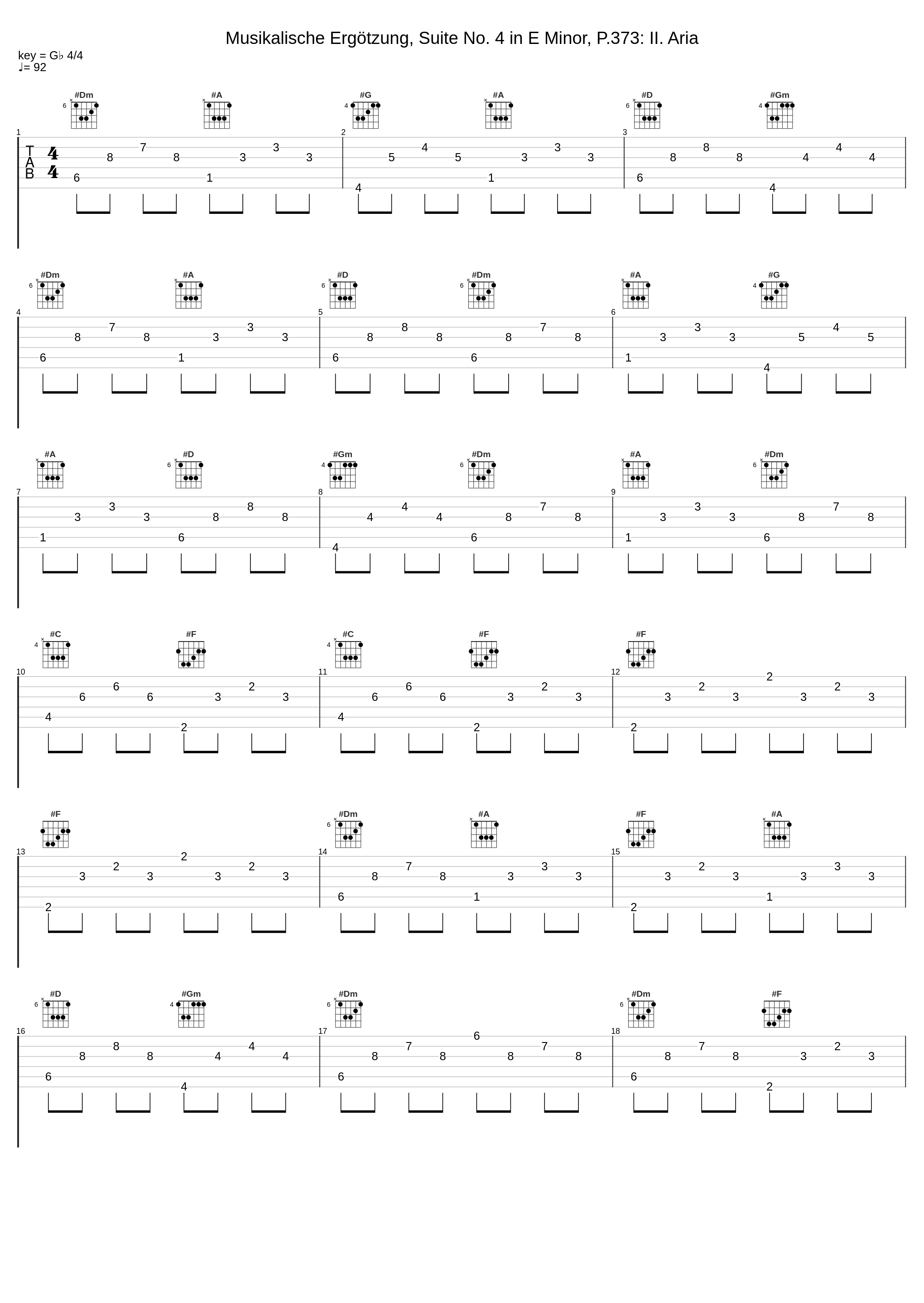 Musikalische Ergötzung, Suite No. 4 in E Minor, P.373: II. Aria_Harmonie Universelle,Johann Pachelbel_1