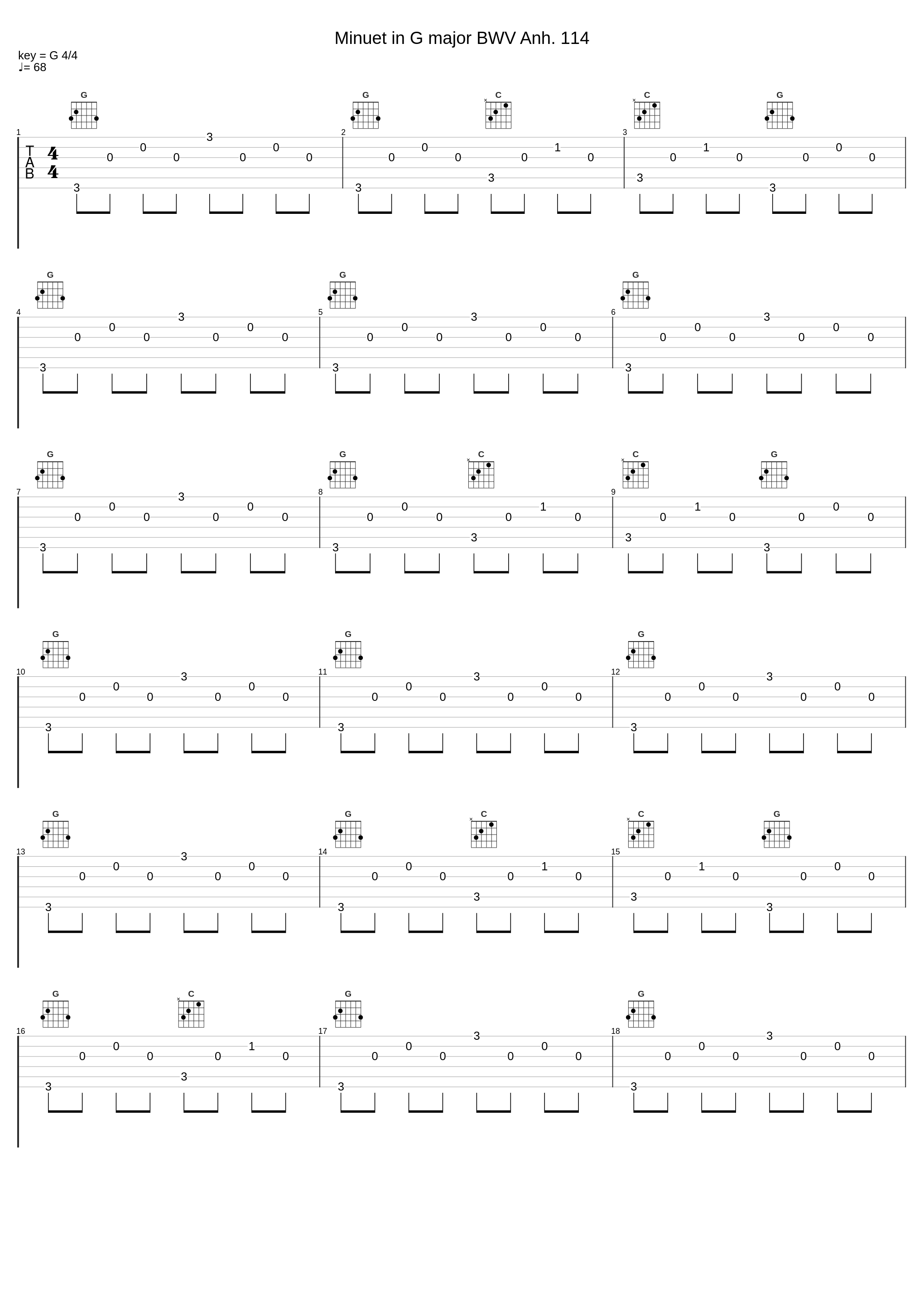 Minuet in G major BWV Anh. 114_Baby Sleep,Sleeping Baby,Sleeping Baby Band,Johann Sebastian Bach_1