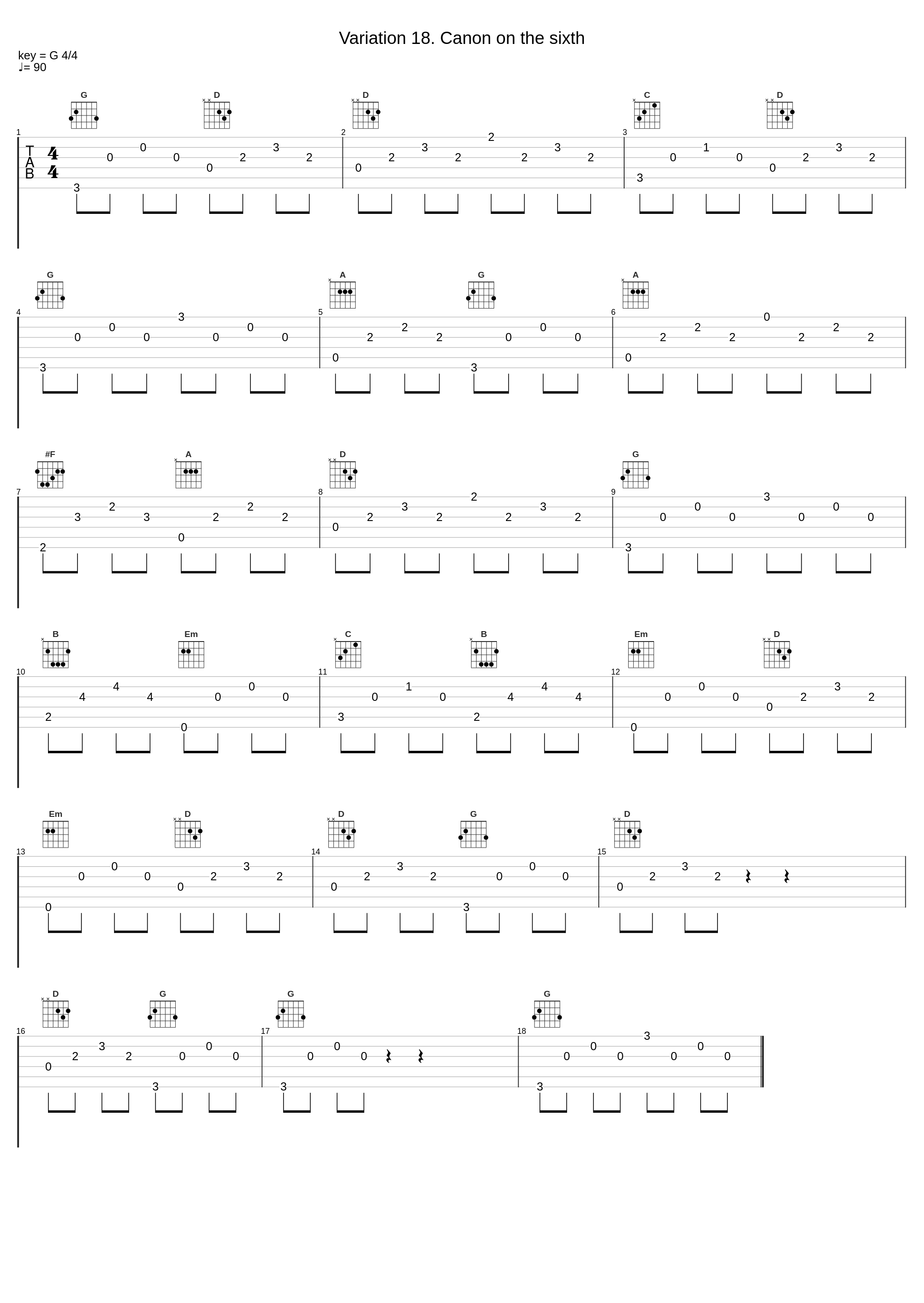 Variation 18. Canon on the sixth_Johann Sebastian Bach_1