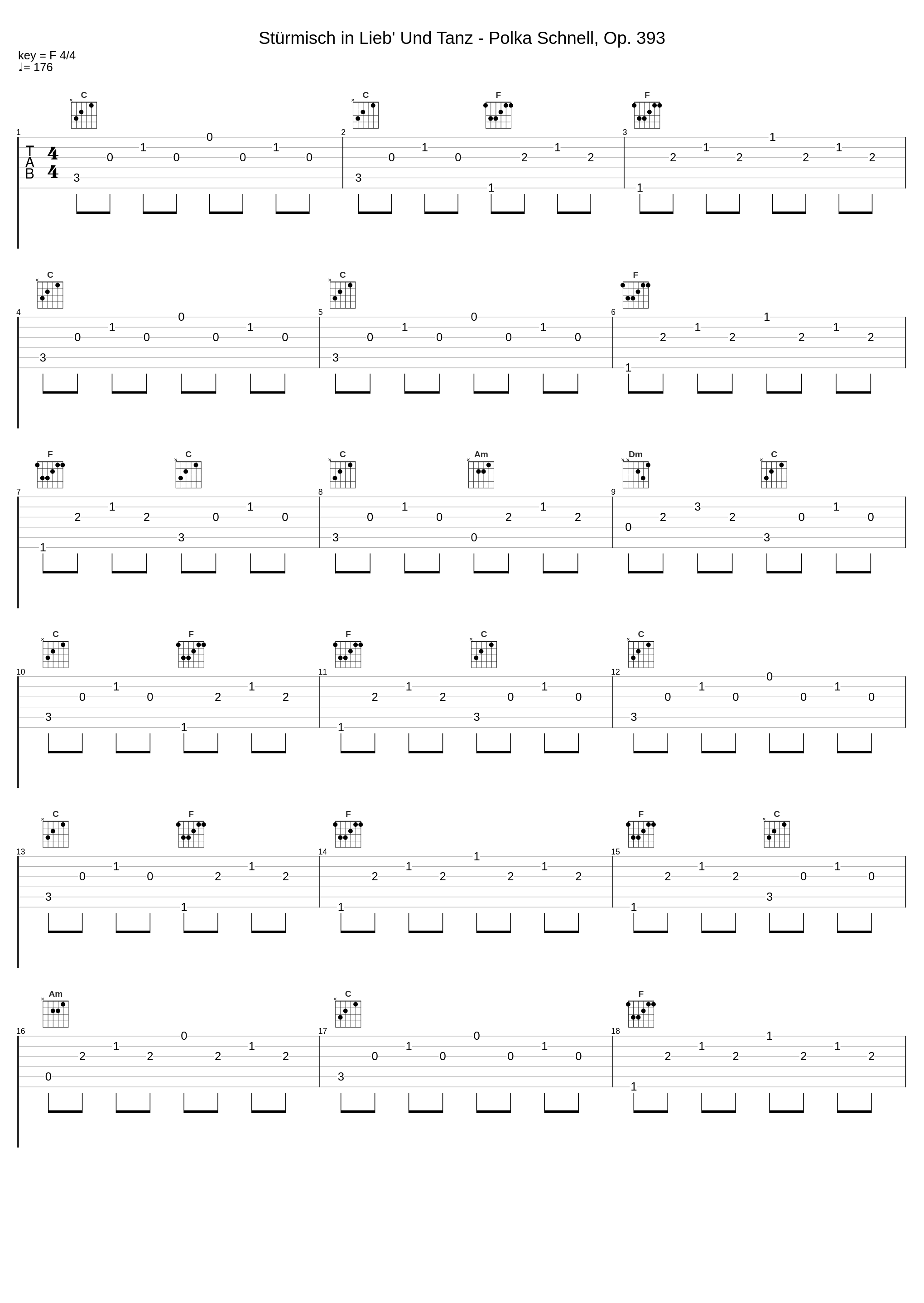 Stürmisch in Lieb' Und Tanz - Polka Schnell, Op. 393_Wiener Philharmoniker,Willi Boskovsky,Johann Strauss Jr._1