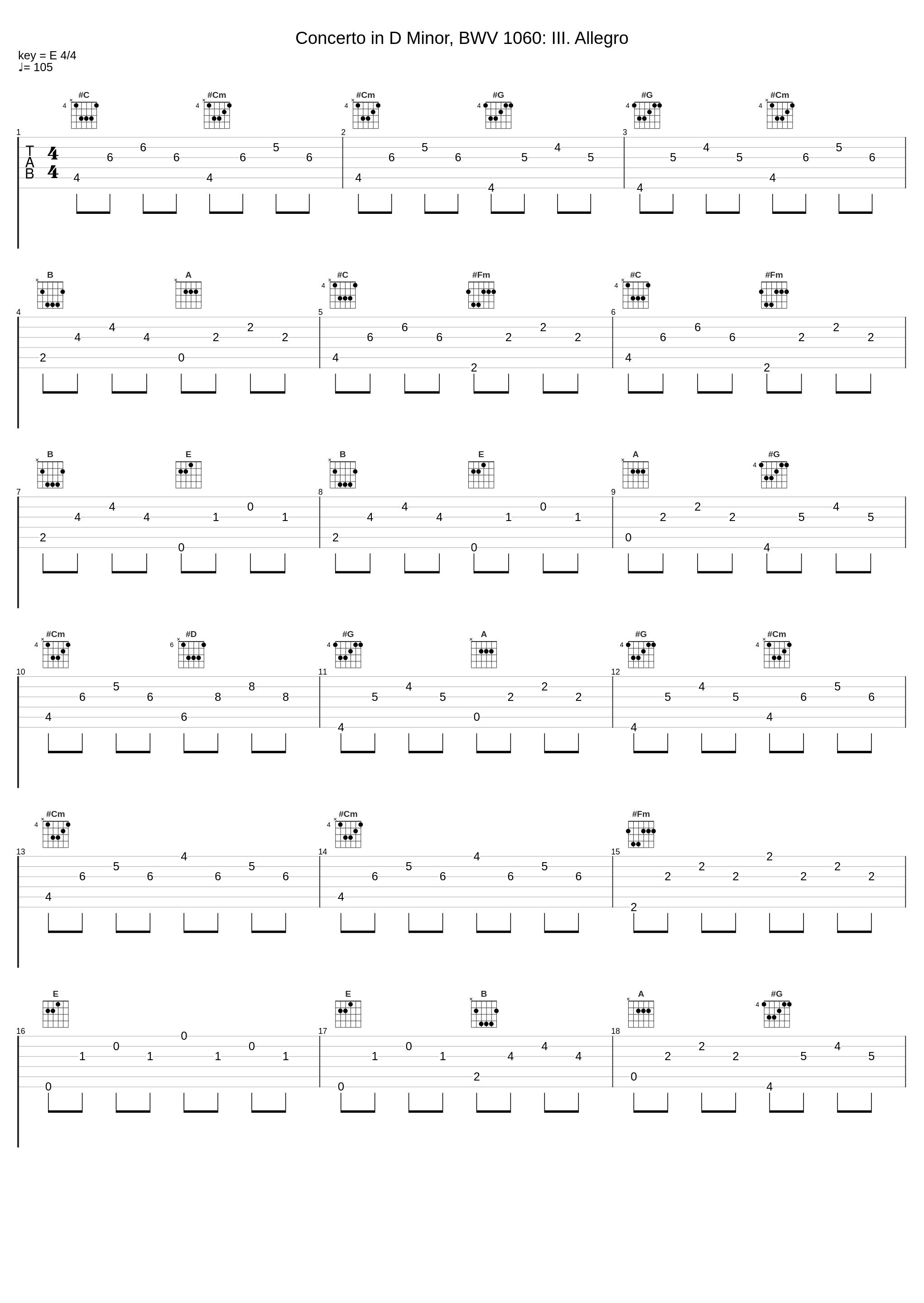 Concerto in D Minor, BWV 1060: III. Allegro_Giuliano Carmignola,Mario Brunello,Accademia Dell'Annunciata,Riccardo Doni,Johann Sebastian Bach_1