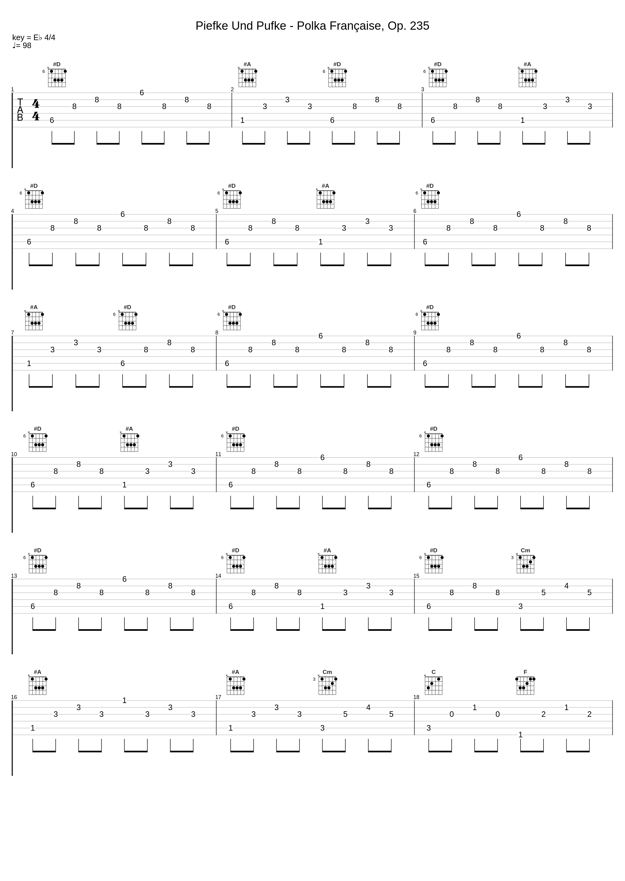 Piefke Und Pufke - Polka Française, Op. 235_Wiener Philharmoniker,Willi Boskovsky,Johann Strauss Jr._1