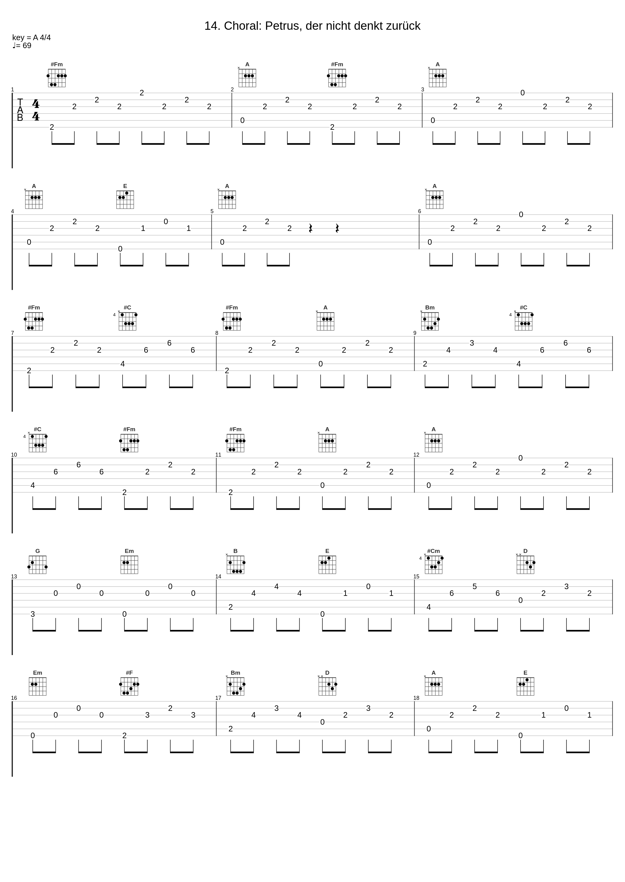 14. Choral: Petrus, der nicht denkt zurück_Thomanerchor Leipzig,Georg Christoph Biller,Gewandhausorchester,Johann Sebastian Bach,Marcus Ullmann,Gotthold Schwarz_1