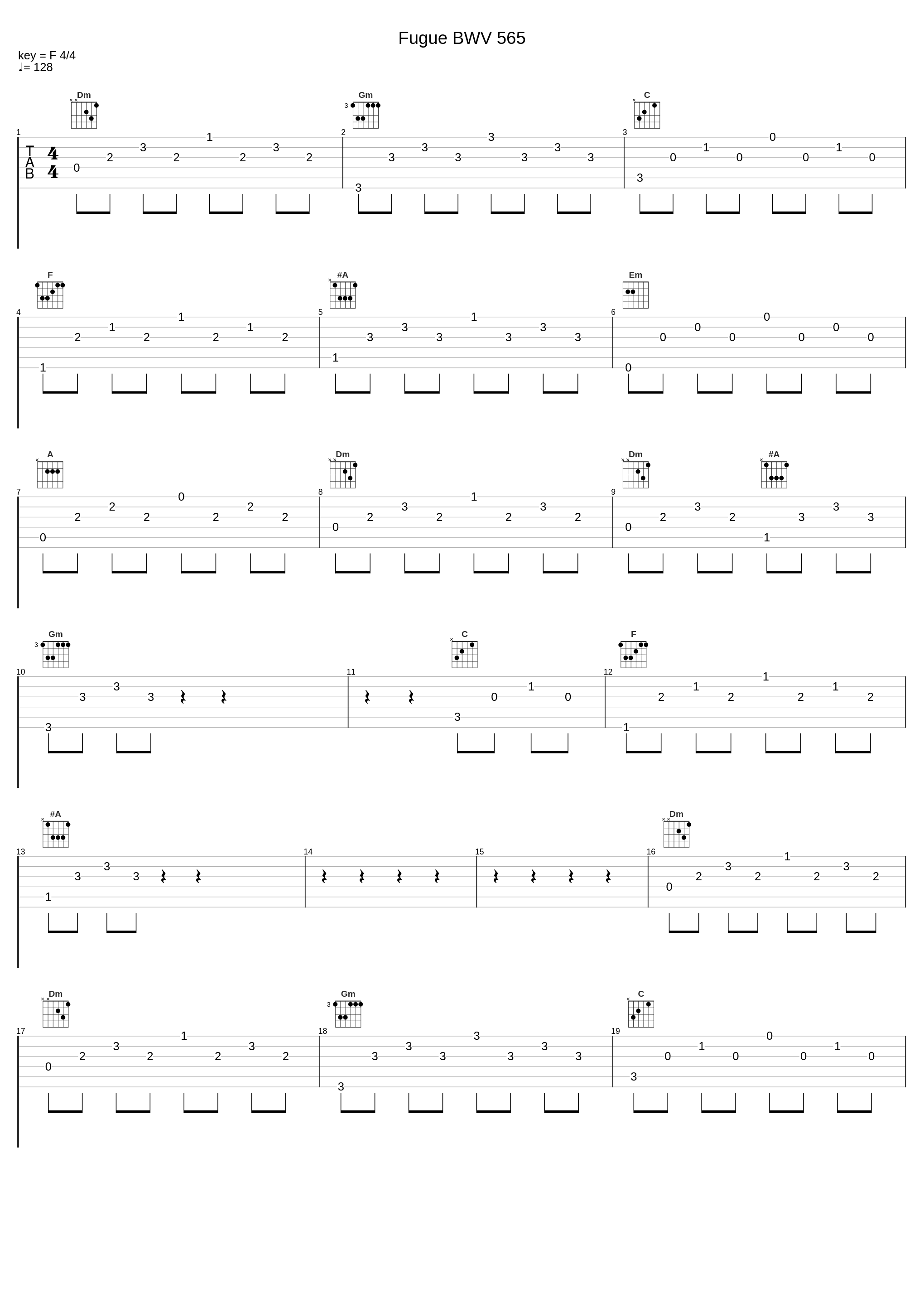 Fugue BWV 565_Johann Sebastian Bach,DJ Luciano_1