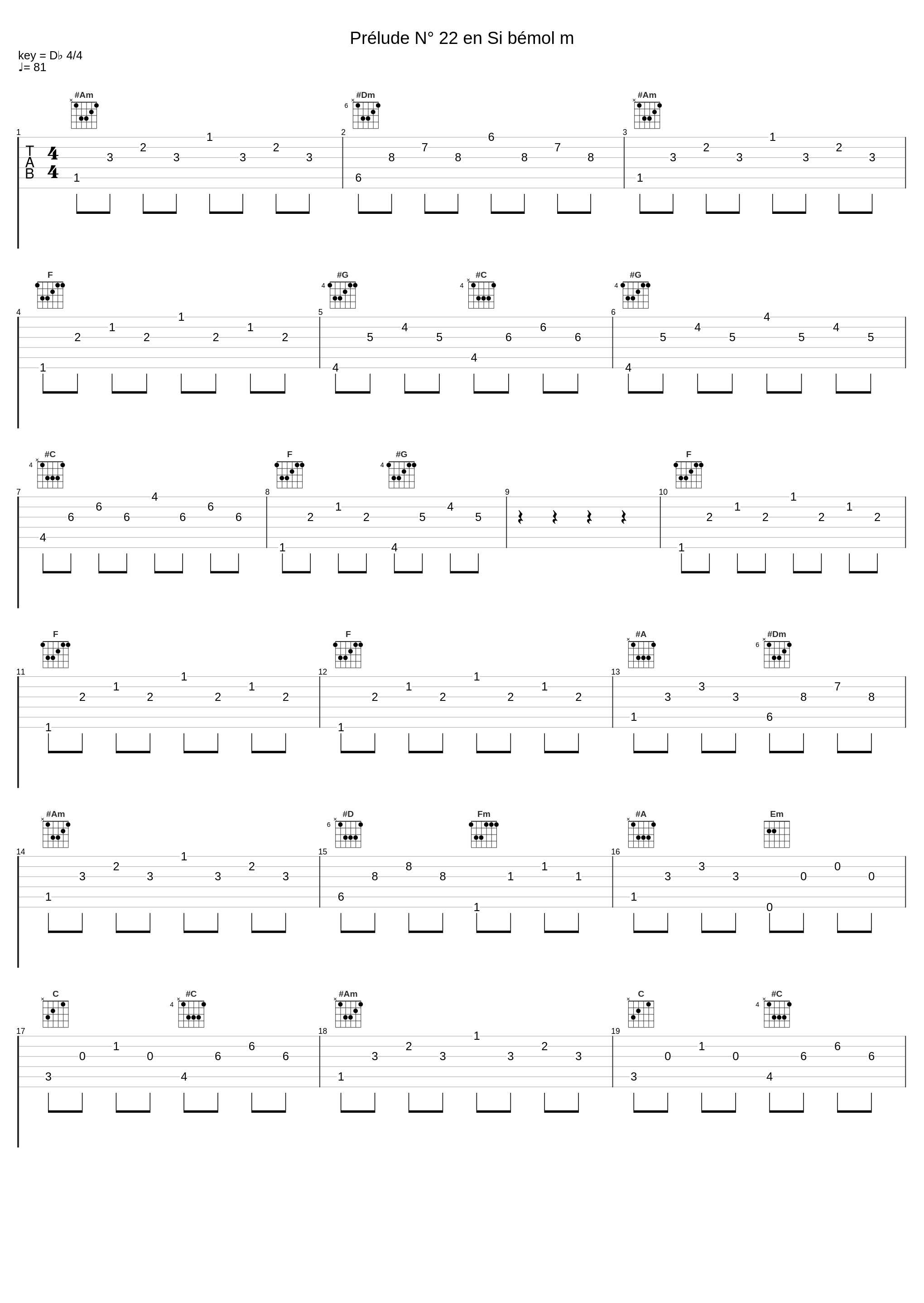 Prélude N° 22 en Si bémol m_朱晓玫,Johann Sebastian Bach_1