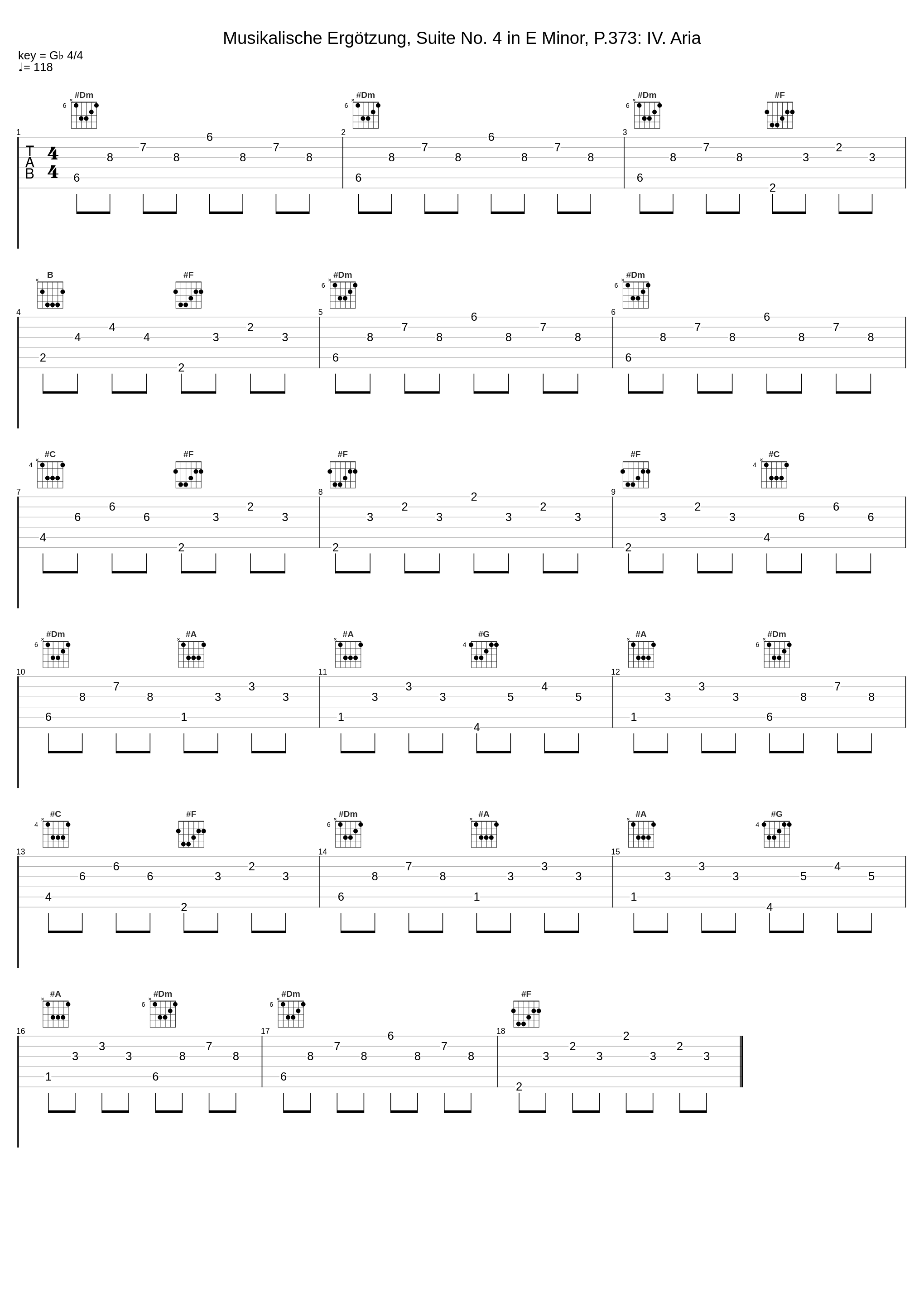 Musikalische Ergötzung, Suite No. 4 in E Minor, P.373: IV. Aria_Harmonie Universelle,Johann Pachelbel_1