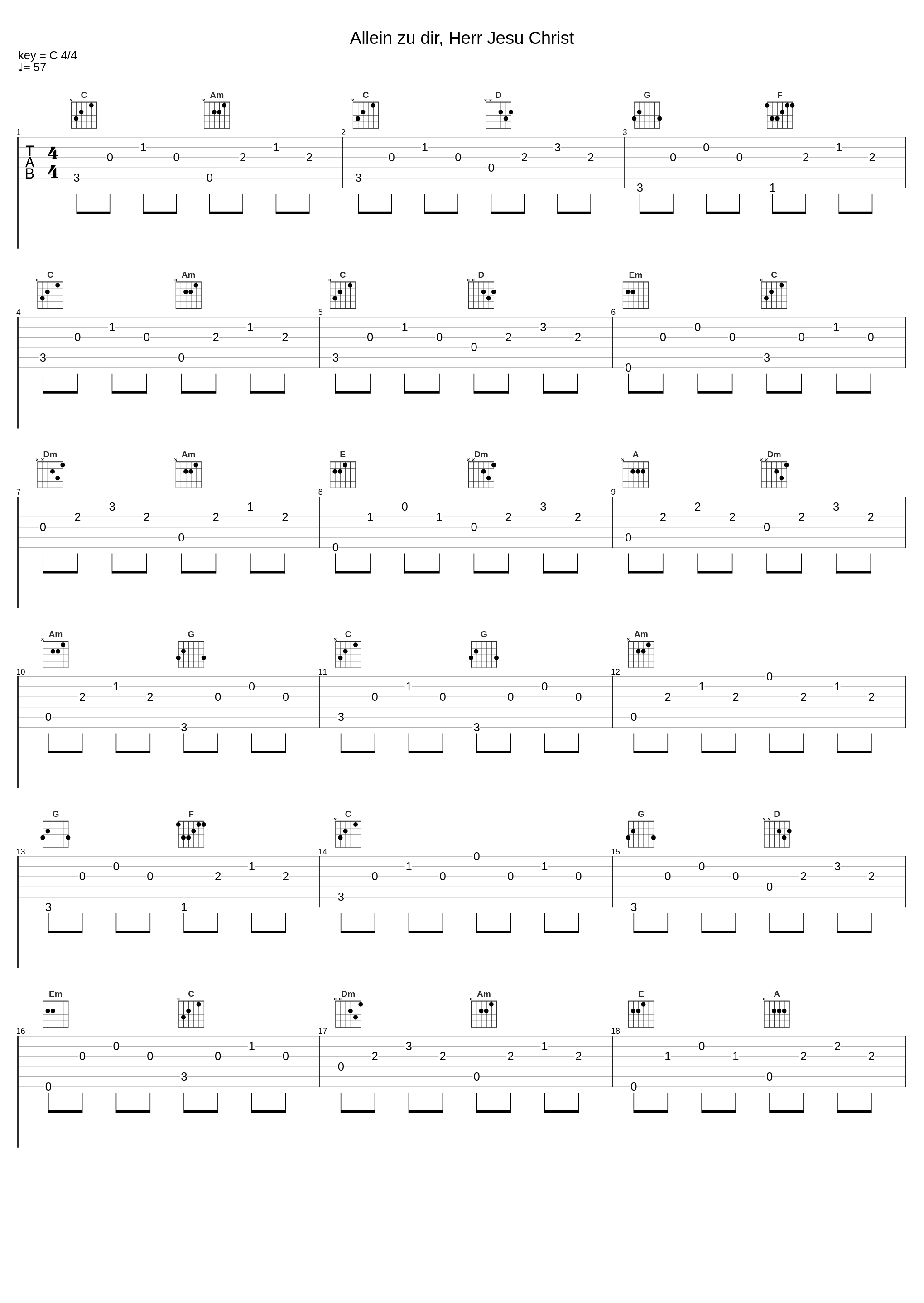 Allein zu dir, Herr Jesu Christ_Joseph Payne,Johann Pachelbel_1