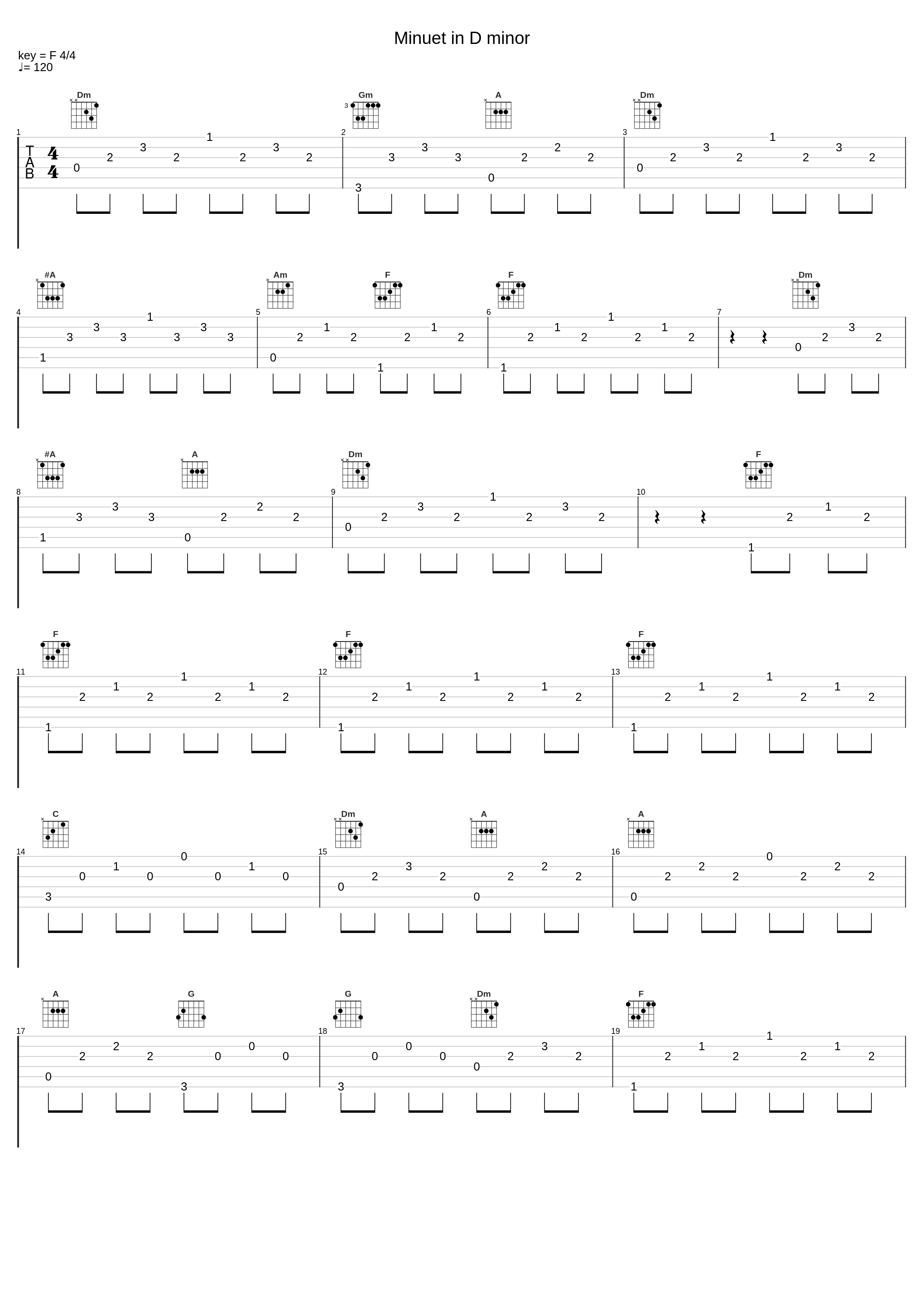 Minuet in D minor_E. Power Biggs,Johann Sebastian Bach_1