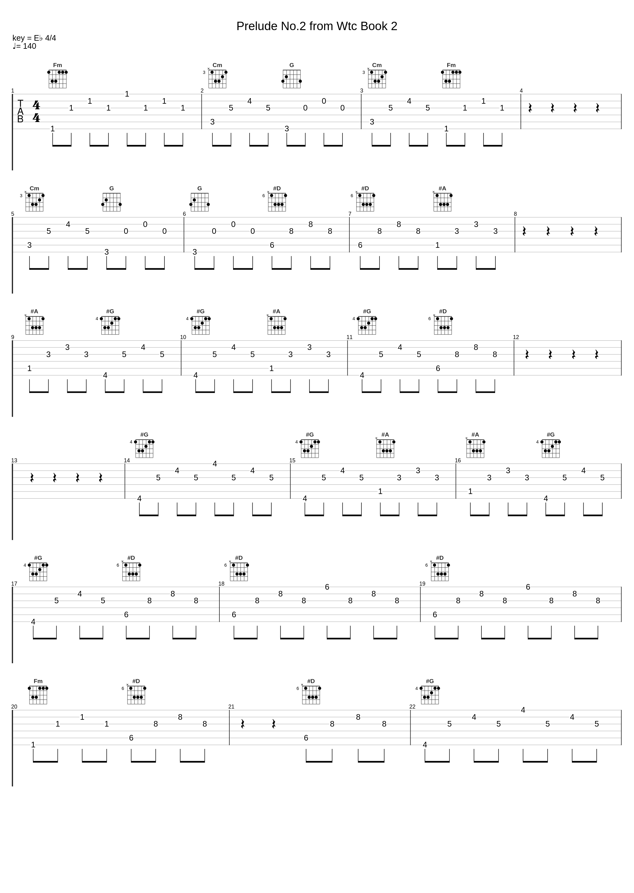 Prelude No.2 from Wtc Book 2_JayPee,Johann Sebastian Bach_1