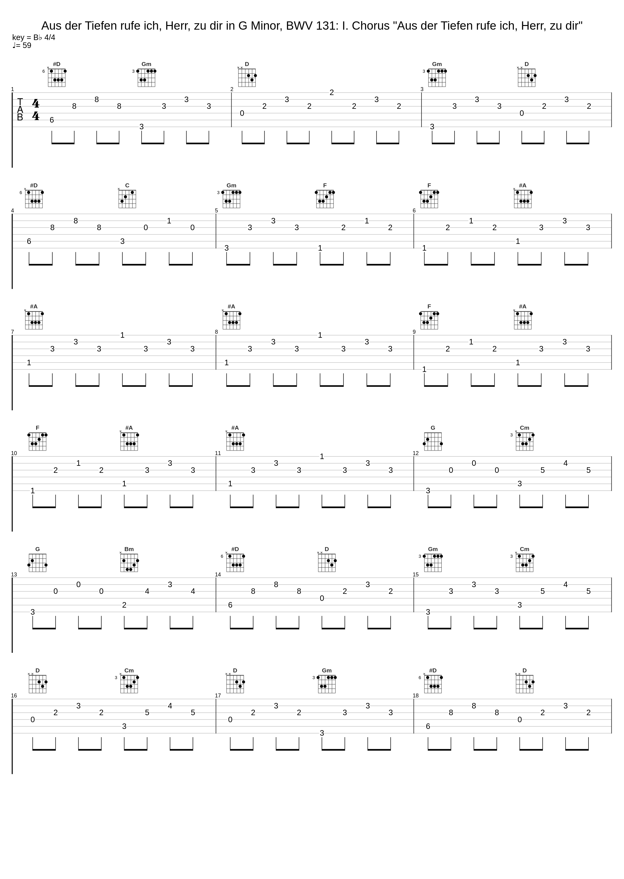 Aus der Tiefen rufe ich, Herr, zu dir in G Minor, BWV 131: I. Chorus "Aus der Tiefen rufe ich, Herr, zu dir"_Vox Luminis,Lionel Meunier,Johann Sebastian Bach,Anonymous_1