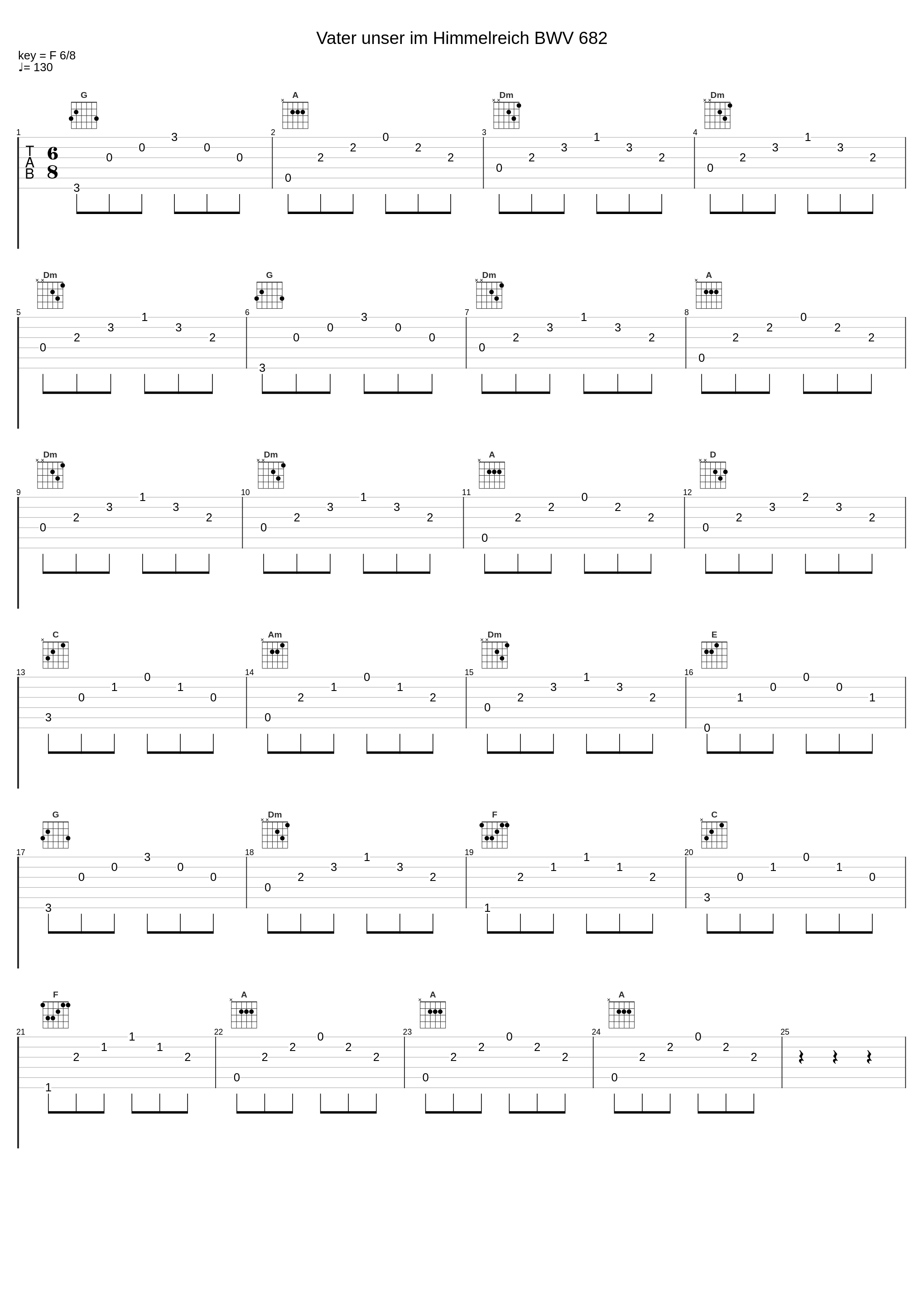 Vater unser im Himmelreich BWV 682_Johann Sebastian Bach,Nologo_1