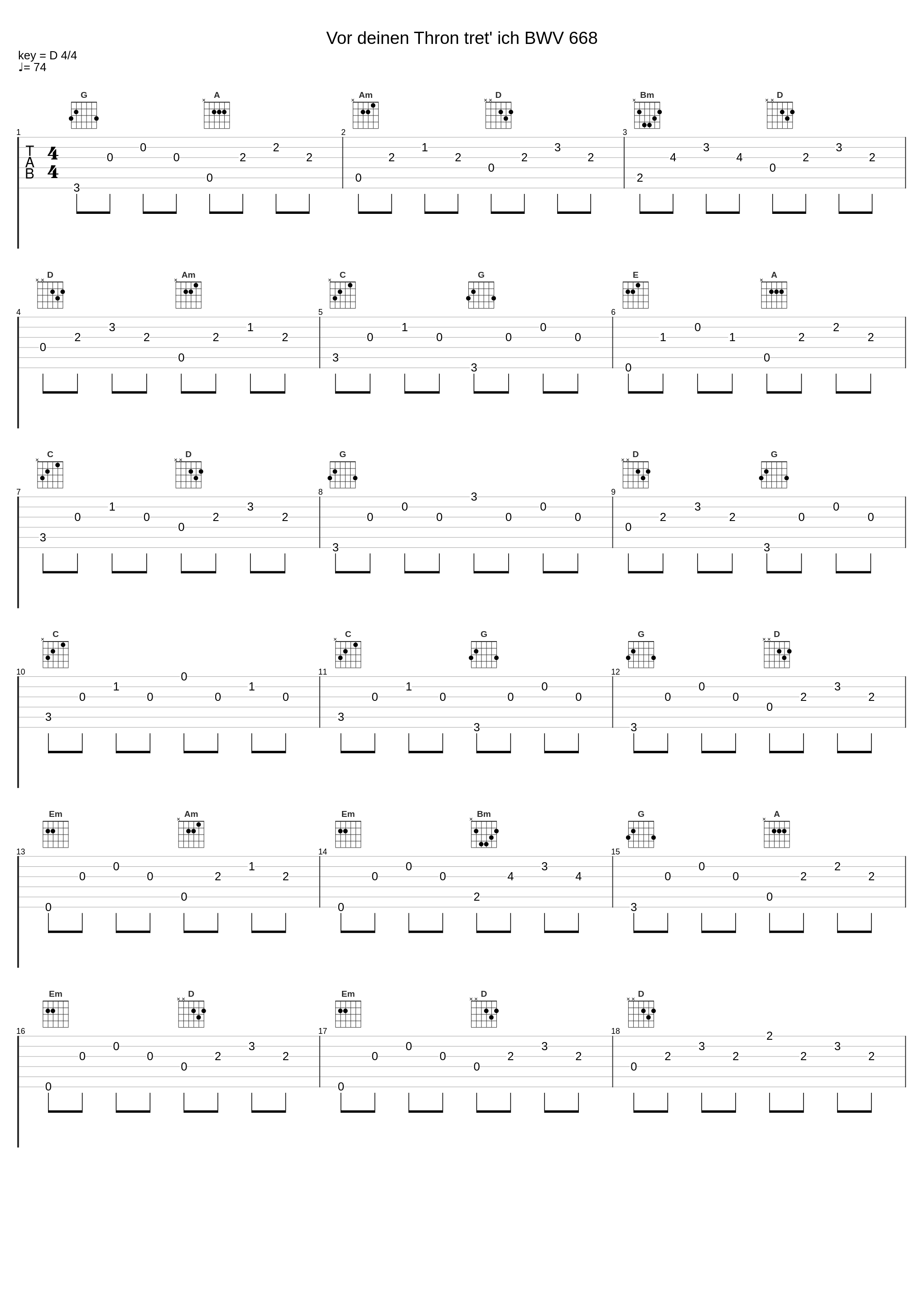 Vor deinen Thron tret' ich BWV 668_Johann Sebastian Bach,Nologo_1