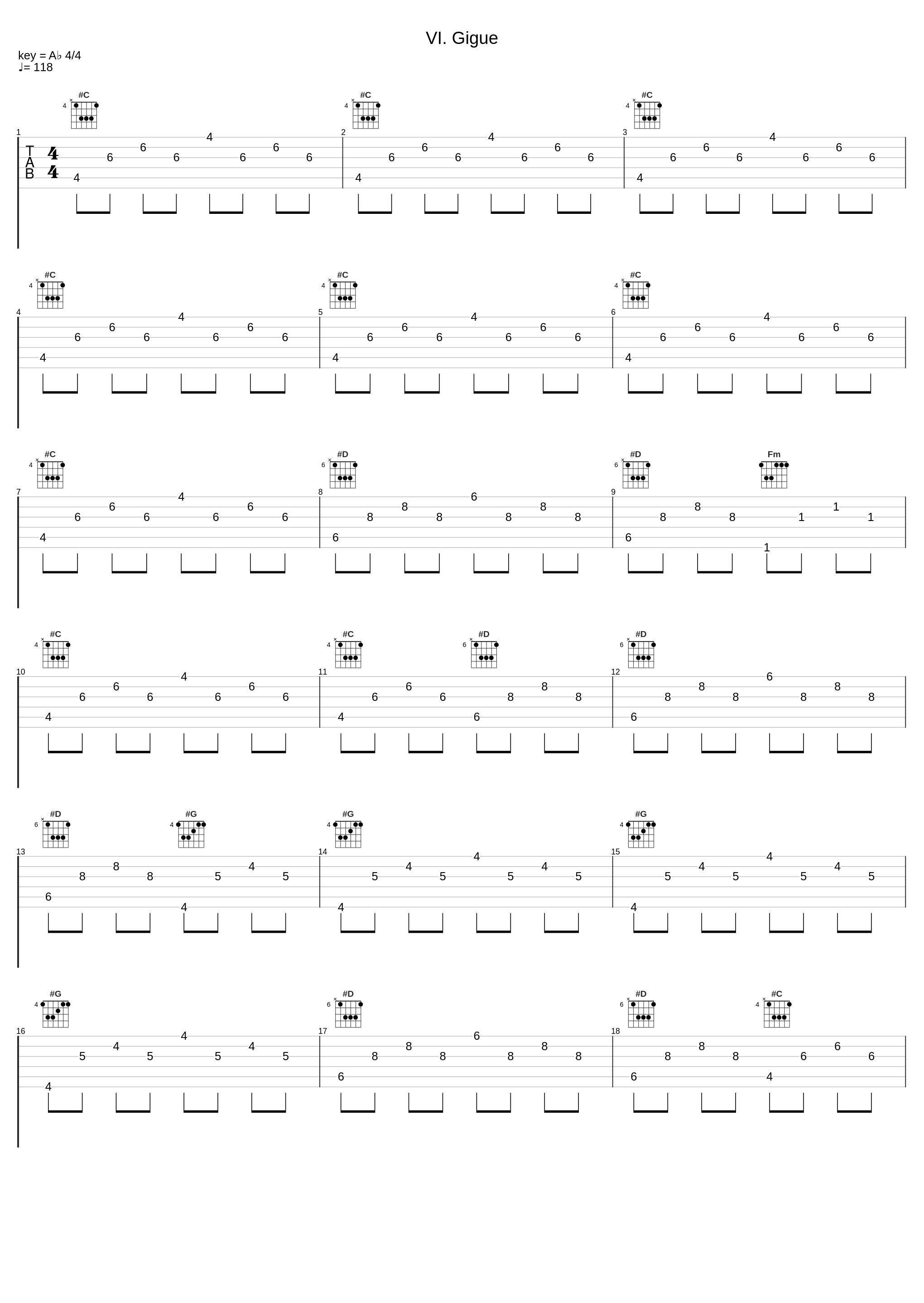 VI. Gigue_马友友,Johann Sebastian Bach_1