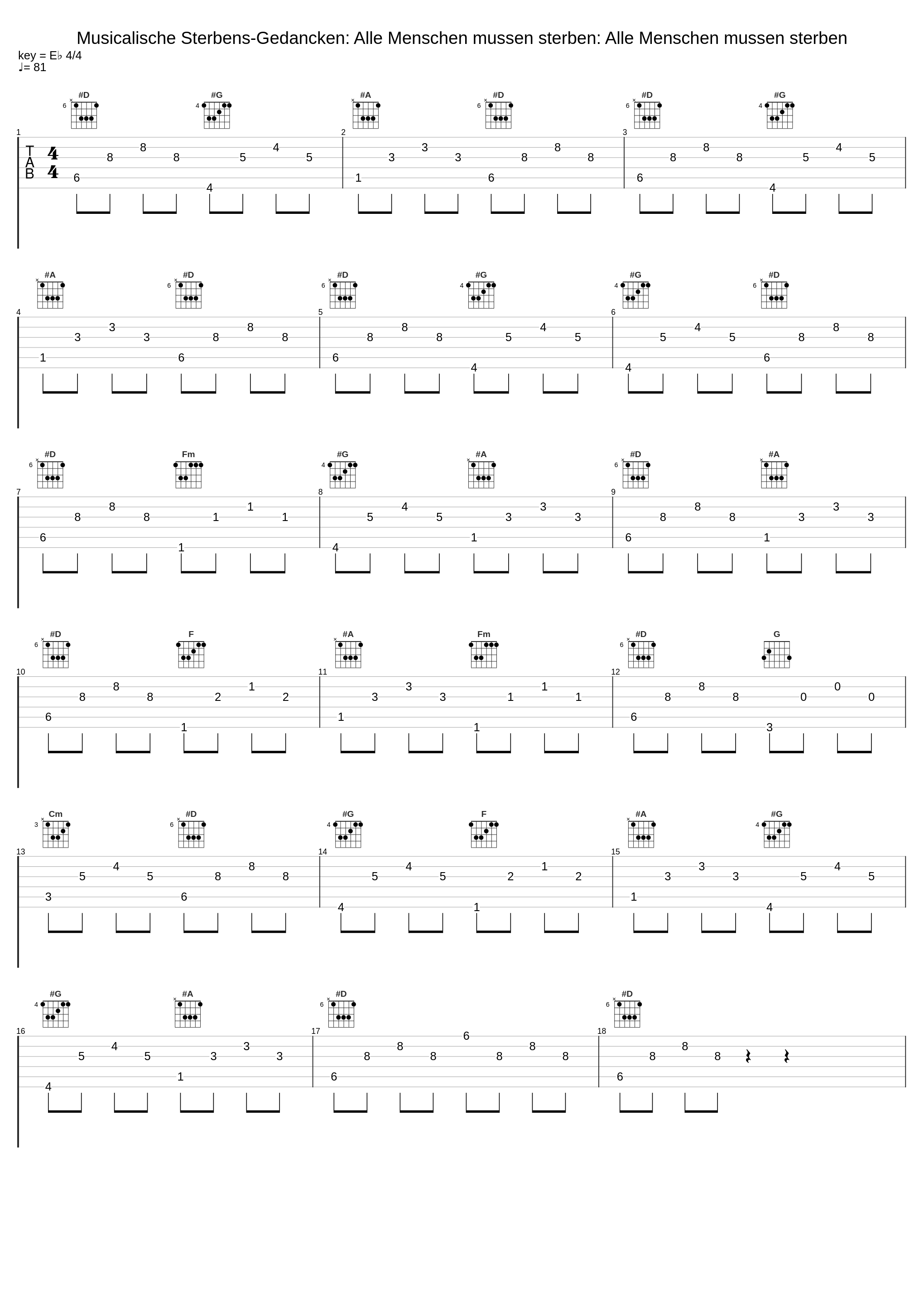 Musicalische Sterbens-Gedancken: Alle Menschen mussen sterben: Alle Menschen mussen sterben_Joseph Payne,Johann Pachelbel_1