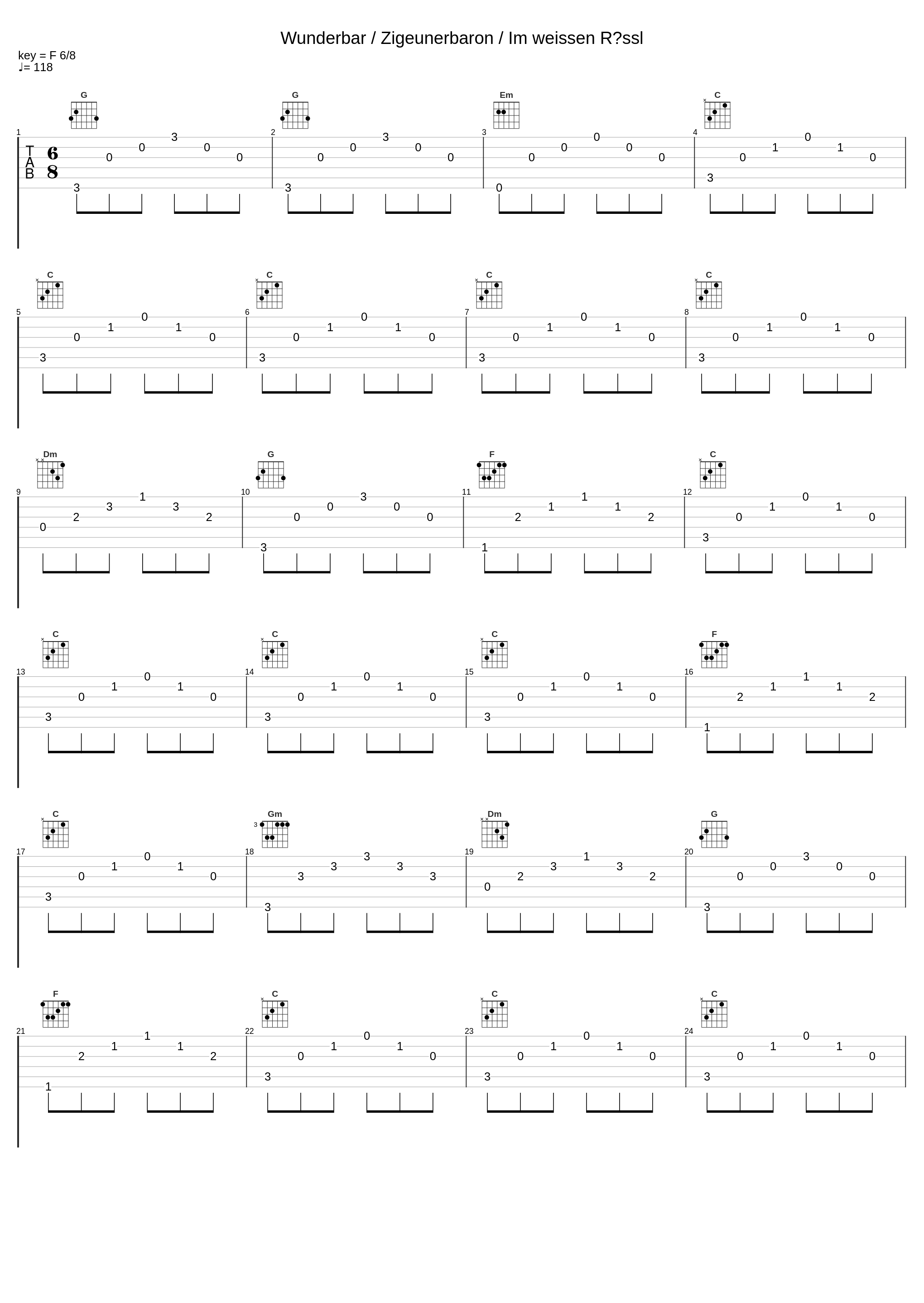 Wunderbar / Zigeunerbaron / Im weissen Rössl_de Kermisklanten,C Millocker,Cole Porter,Johann Strauss Jr._1