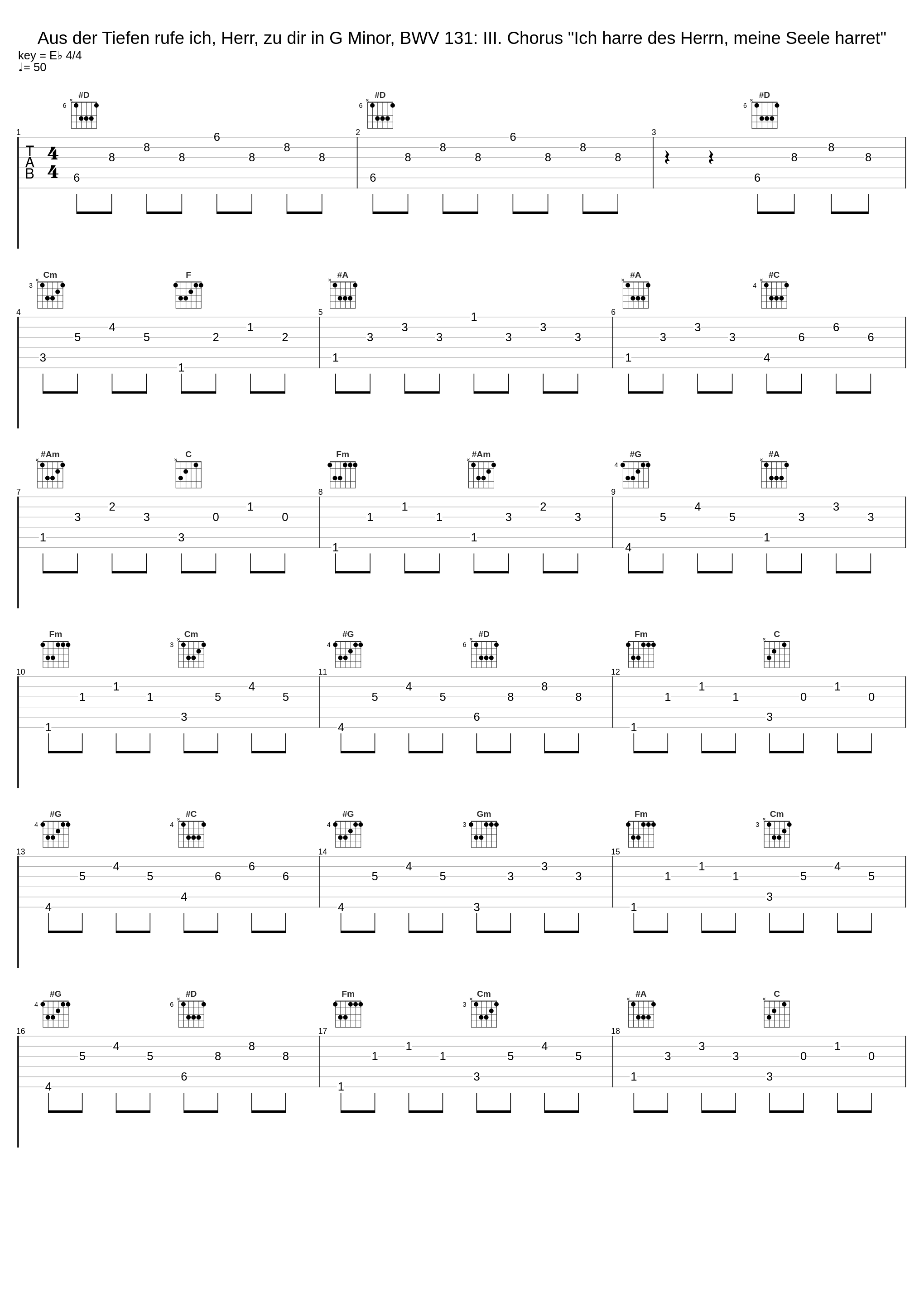 Aus der Tiefen rufe ich, Herr, zu dir in G Minor, BWV 131: III. Chorus "Ich harre des Herrn, meine Seele harret"_Vox Luminis,Lionel Meunier,Johann Sebastian Bach,Anonymous_1