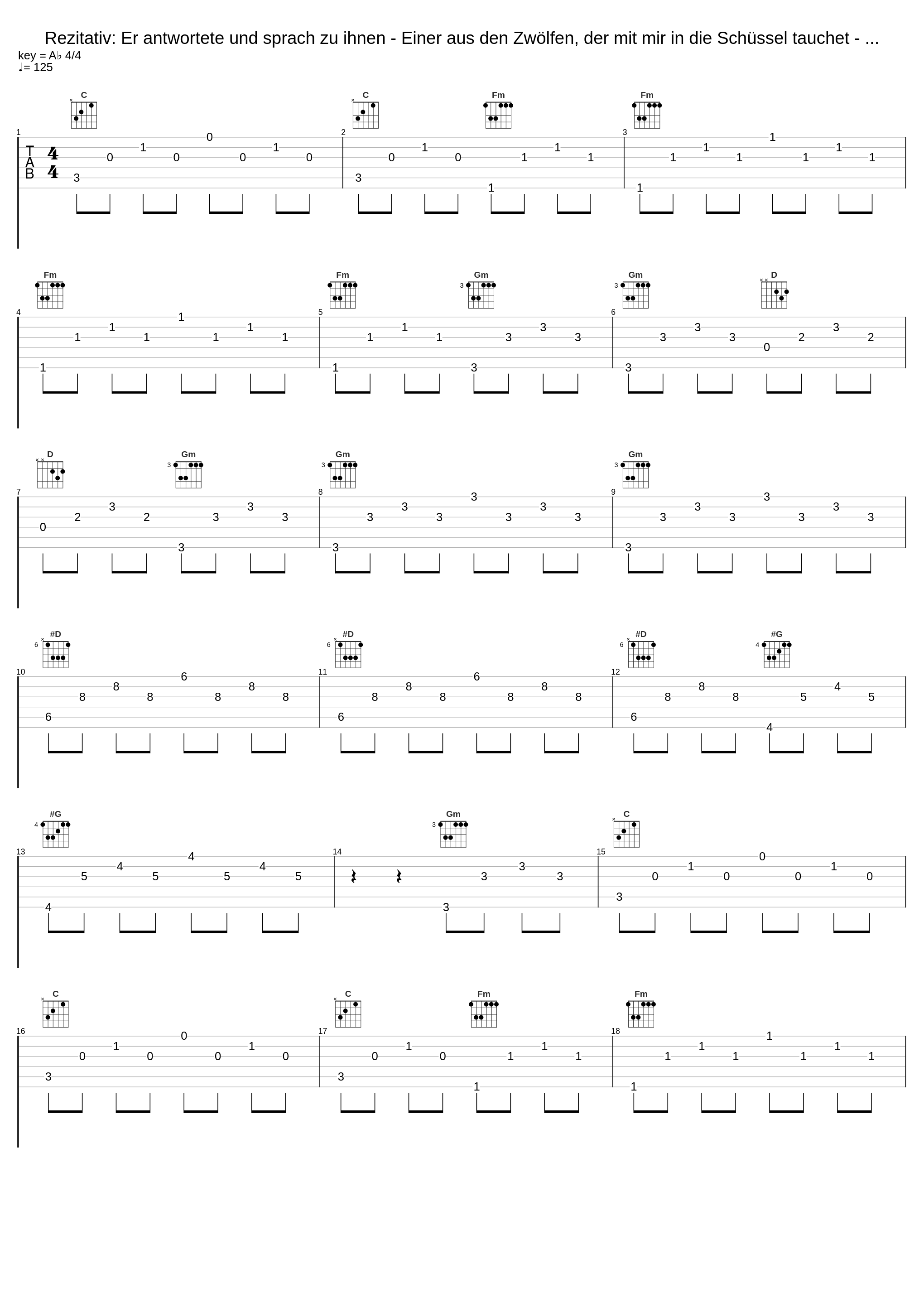 Rezitativ: Er antwortete und sprach zu ihnen - Einer aus den Zwölfen, der mit mir in die Schüssel tauchet - ..._Knabenchor Hannover,Achim Kleinlein,Albrecht Pohl,Hannoversche Hofkapelle,Jörg Breiding,Johann Sebastian Bach_1