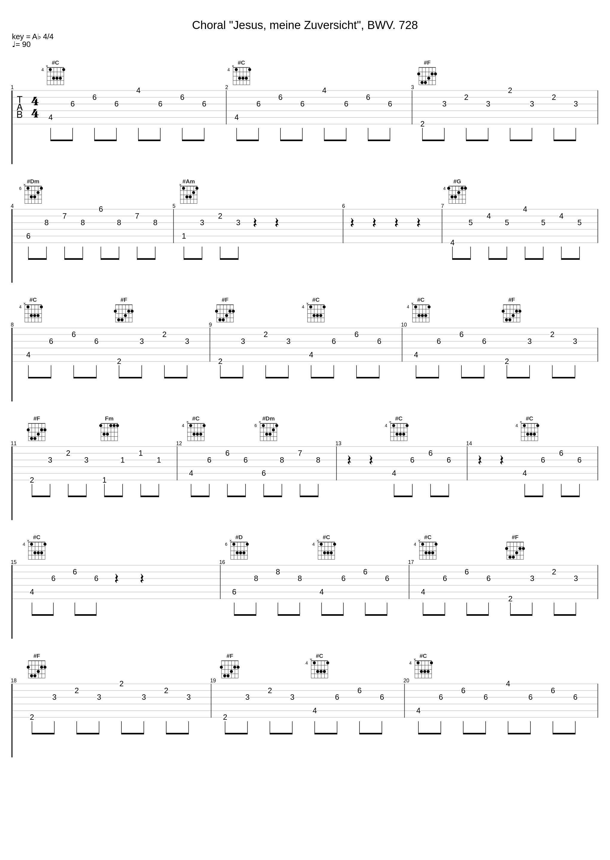 Choral "Jesus, meine Zuversicht", BWV. 728_Cristina García Banegas,Johann Sebastian Bach_1