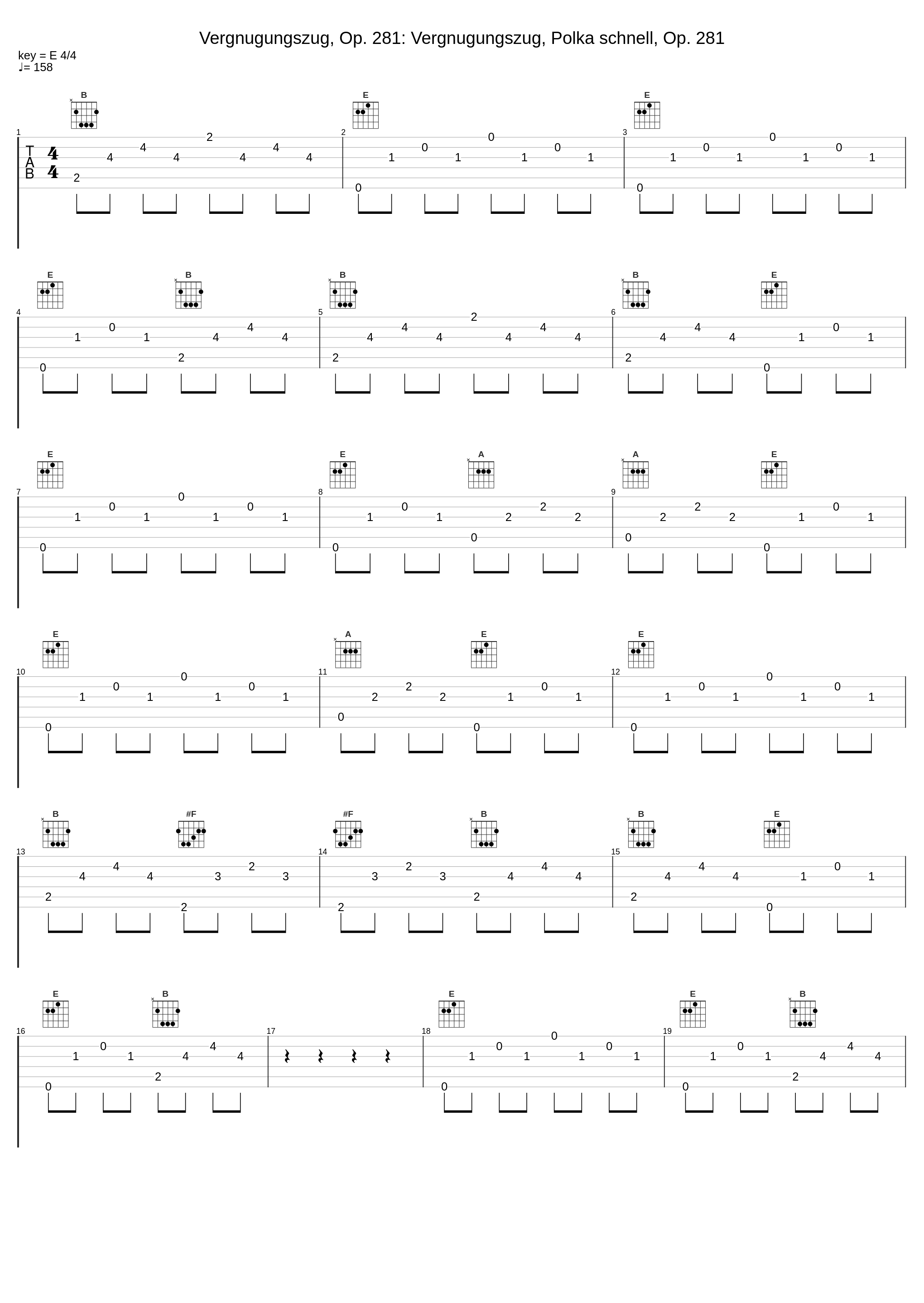 Vergnugungszug, Op. 281: Vergnugungszug, Polka schnell, Op. 281_Košice Slovak State Philharmonic Orchestra,Alfred Walter,Johann Strauss Jr._1