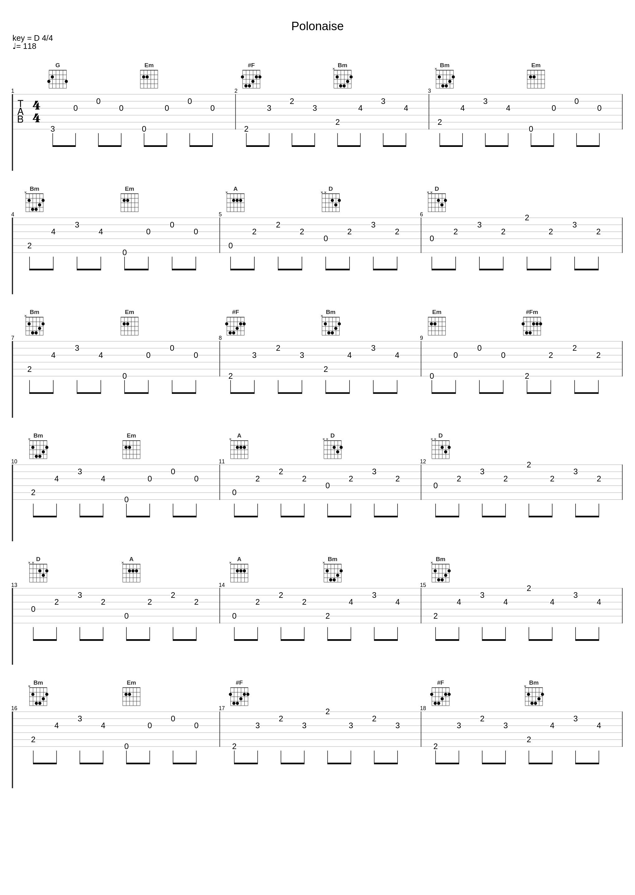 Polonaise_Johann Sebastian Bach_1