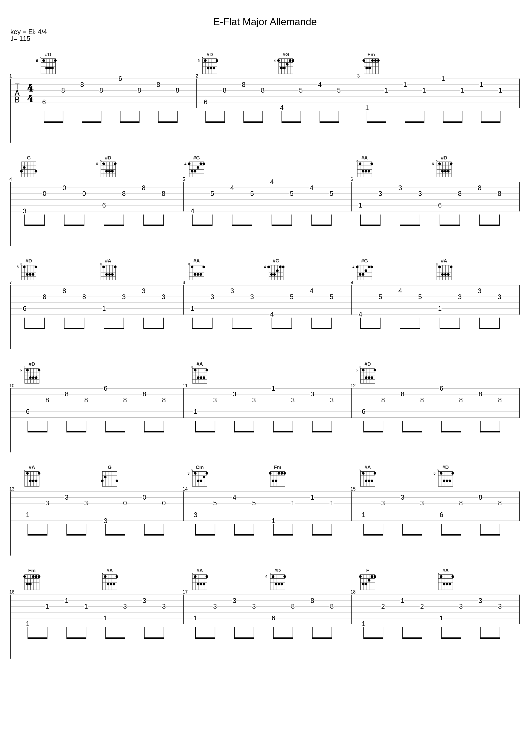 E-Flat Major Allemande_Thomas Bartlett,Johann Sebastian Bach_1