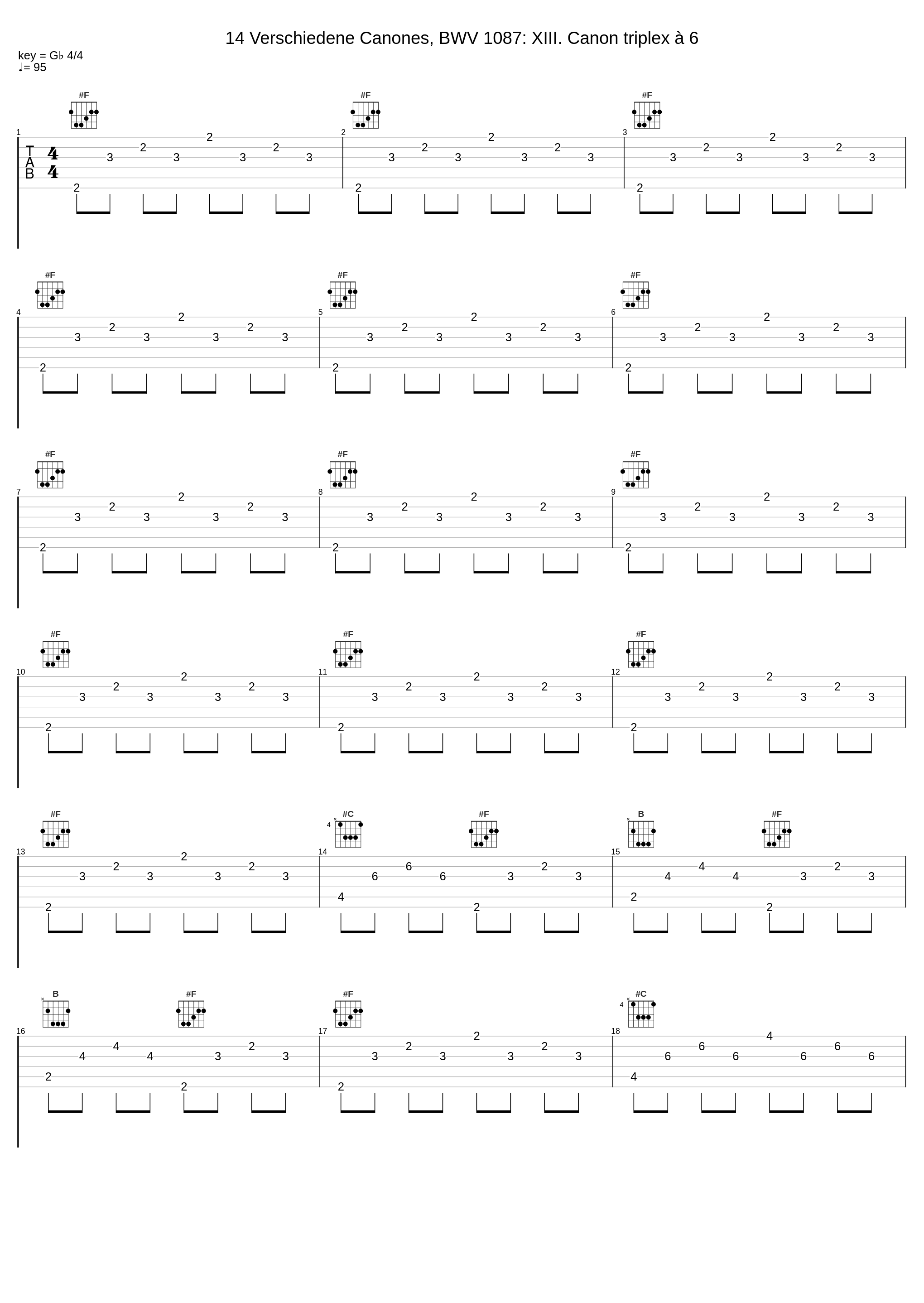 14 Verschiedene Canones, BWV 1087: XIII. Canon triplex à 6_Café Zimmermann,Johann Sebastian Bach_1