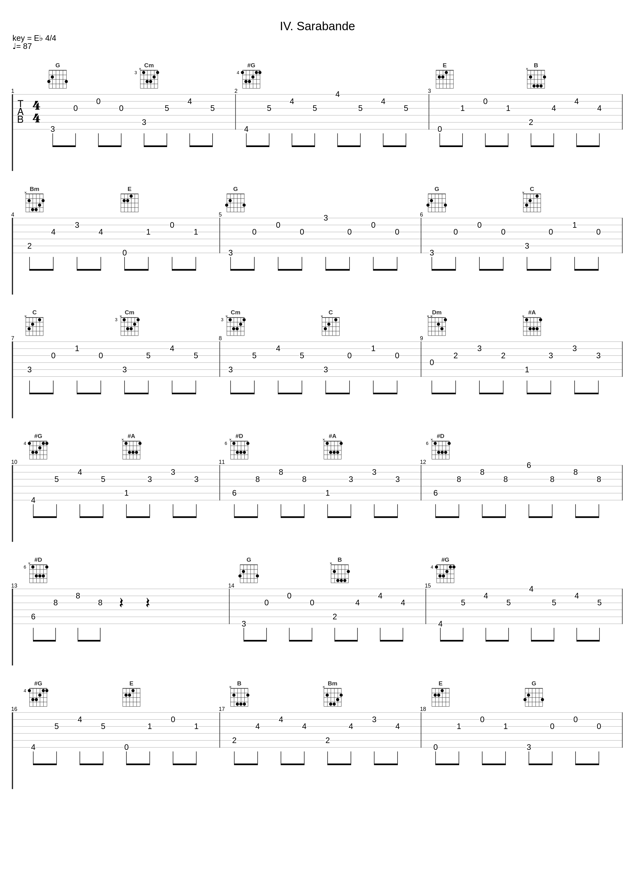 IV. Sarabande_马友友,Johann Sebastian Bach_1