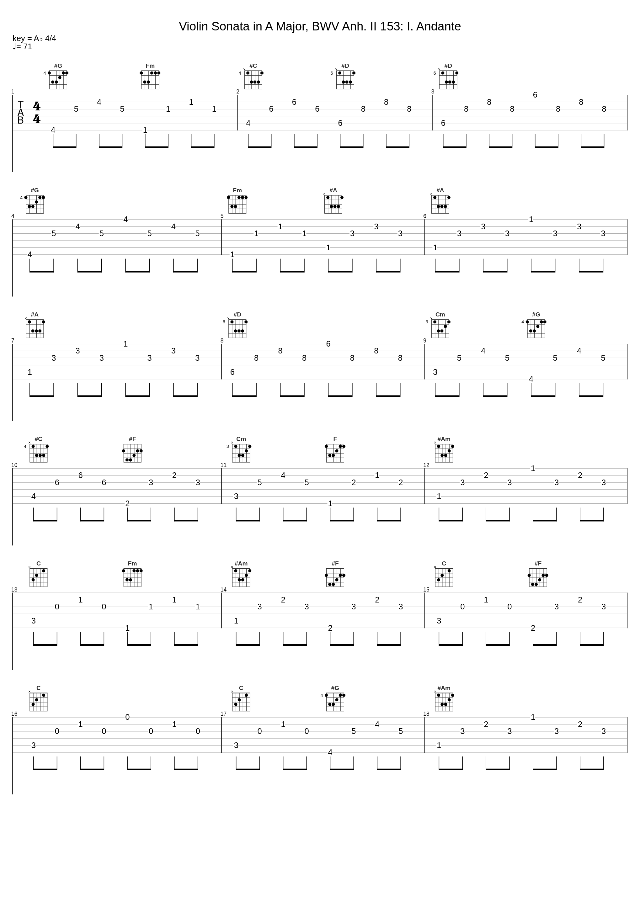 Violin Sonata in A Major, BWV Anh. II 153: I. Andante_Hélène Schmitt,Alain Gervreau,Jan Willem Jansen,Johann Sebastian Bach_1