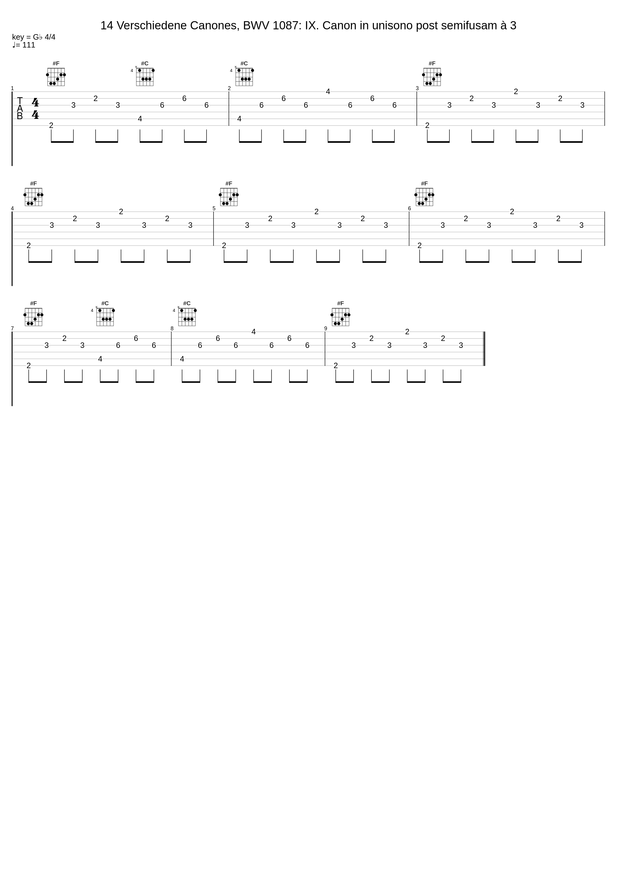 14 Verschiedene Canones, BWV 1087: IX. Canon in unisono post semifusam à 3_Café Zimmermann,Johann Sebastian Bach_1