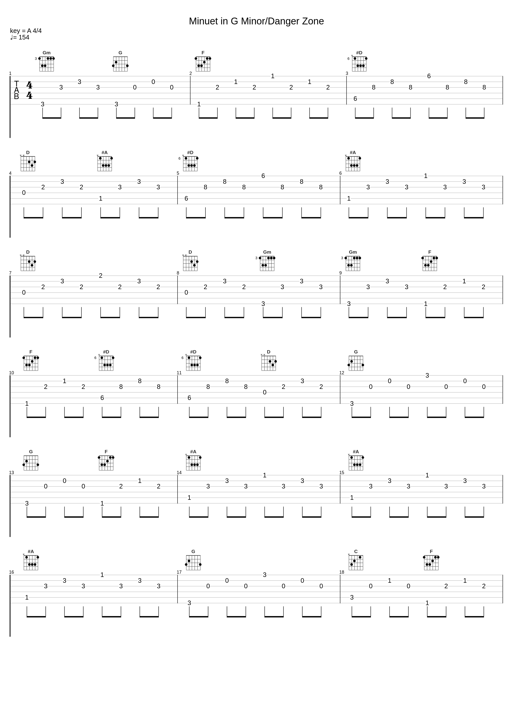 Minuet in G Minor/Danger Zone_Johann Sebastian Bach,Virgin Steele_1