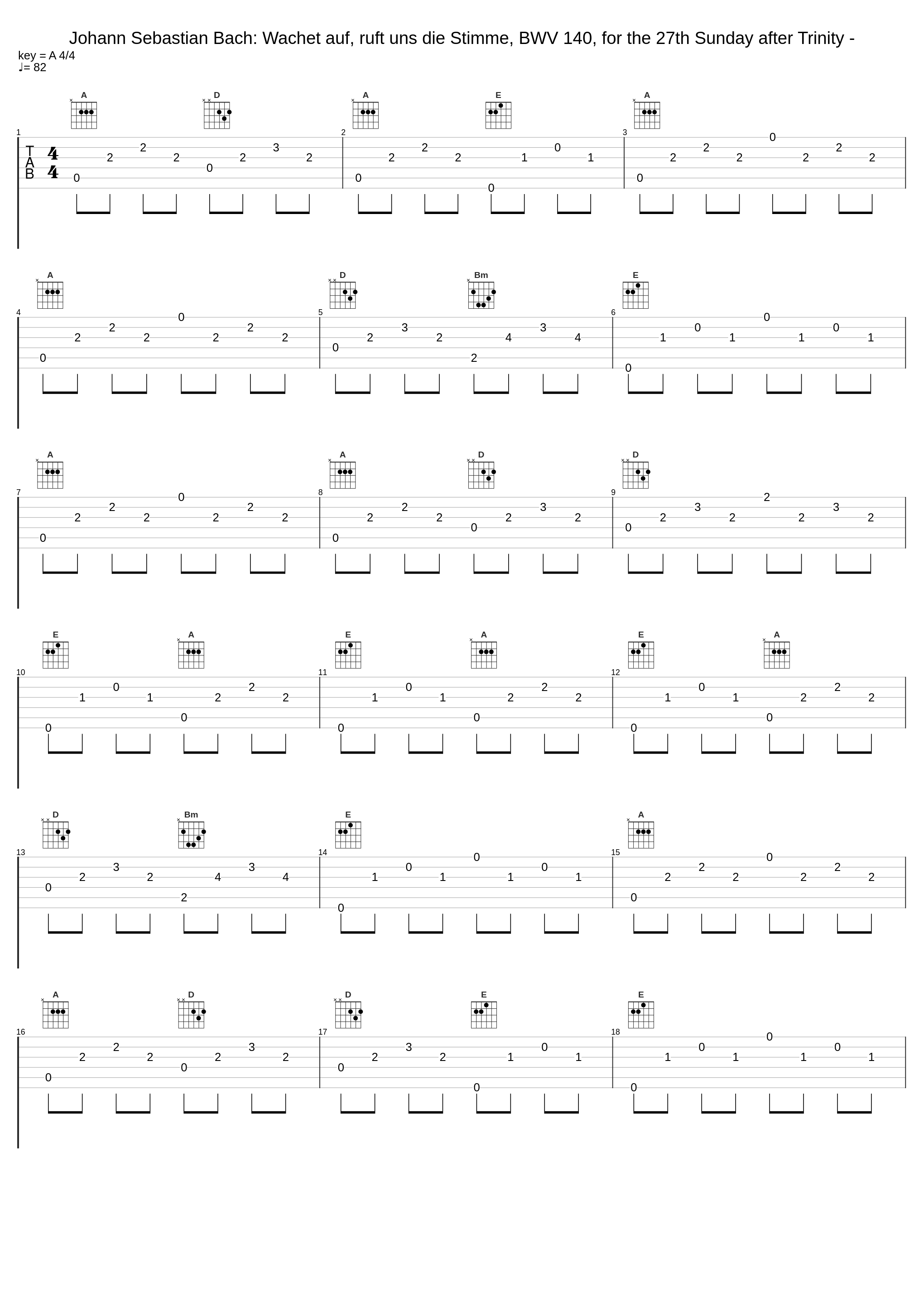 Johann Sebastian Bach: Wachet auf, ruft uns die Stimme, BWV 140, for the 27th Sunday after Trinity -_Johann Sebastian Bach_1
