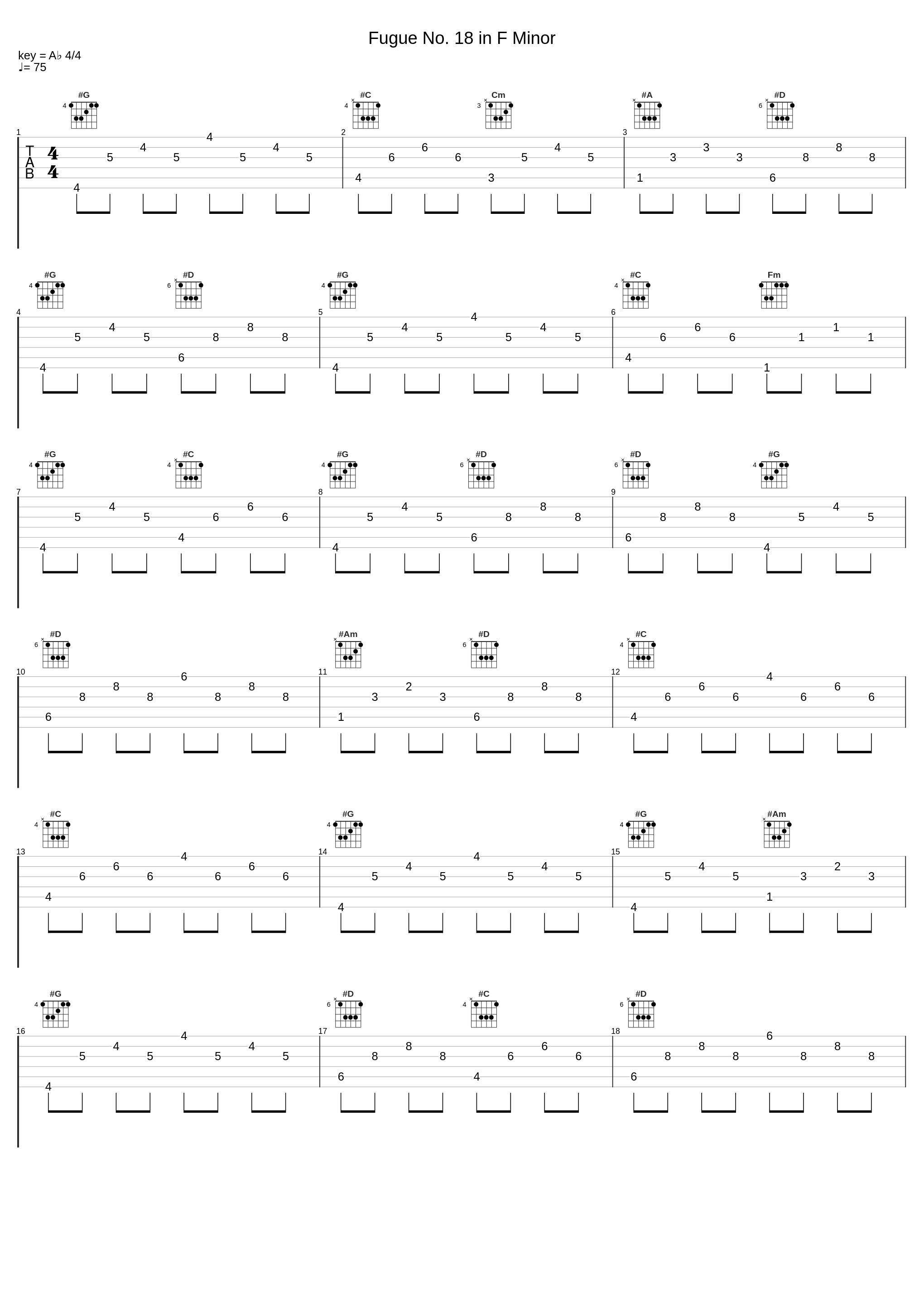 Fugue No. 18 in F Minor_Igor Levit,Dmitri Shostakovich_1