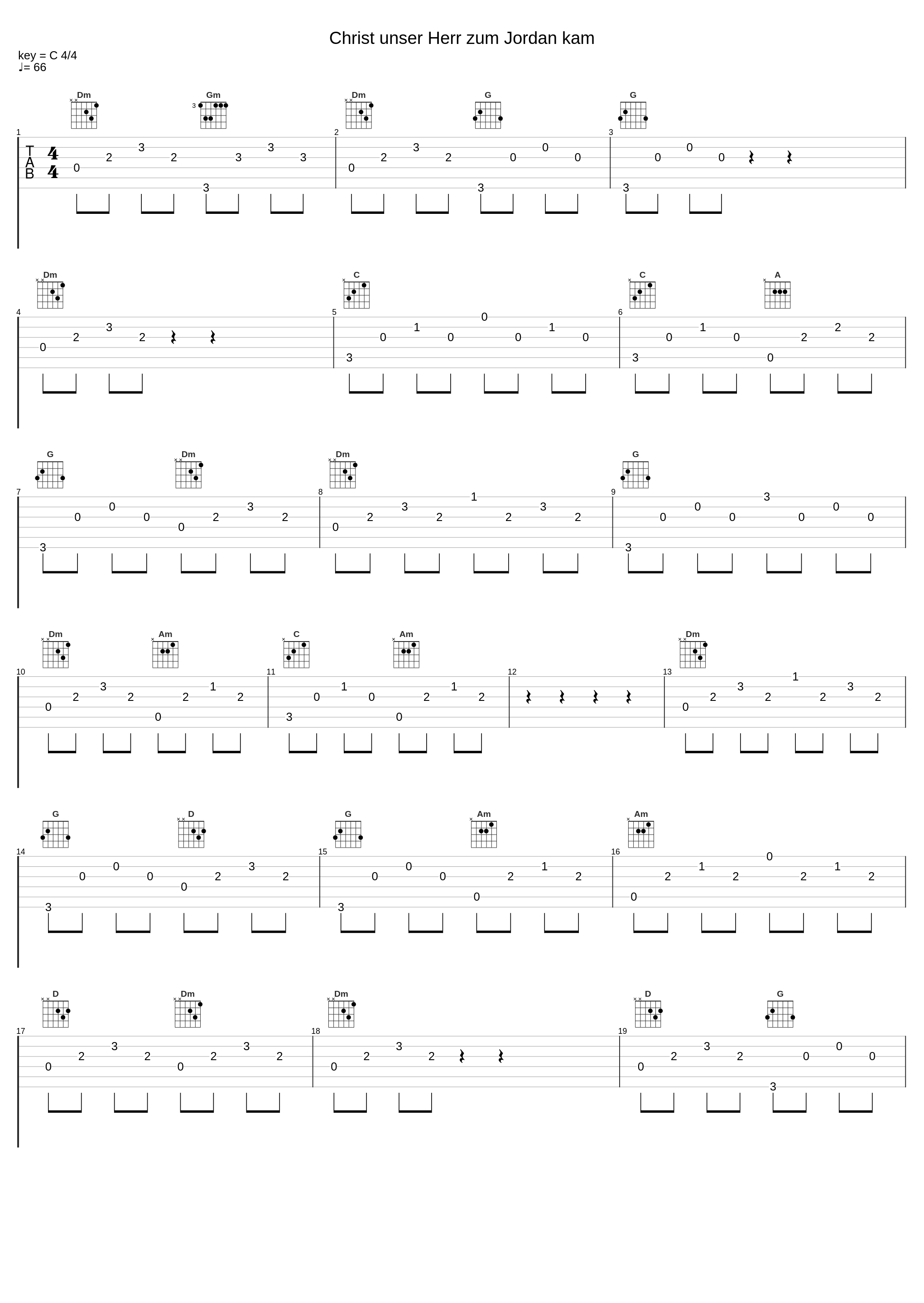 Christ unser Herr zum Jordan kam_Joseph Payne,Johann Pachelbel_1