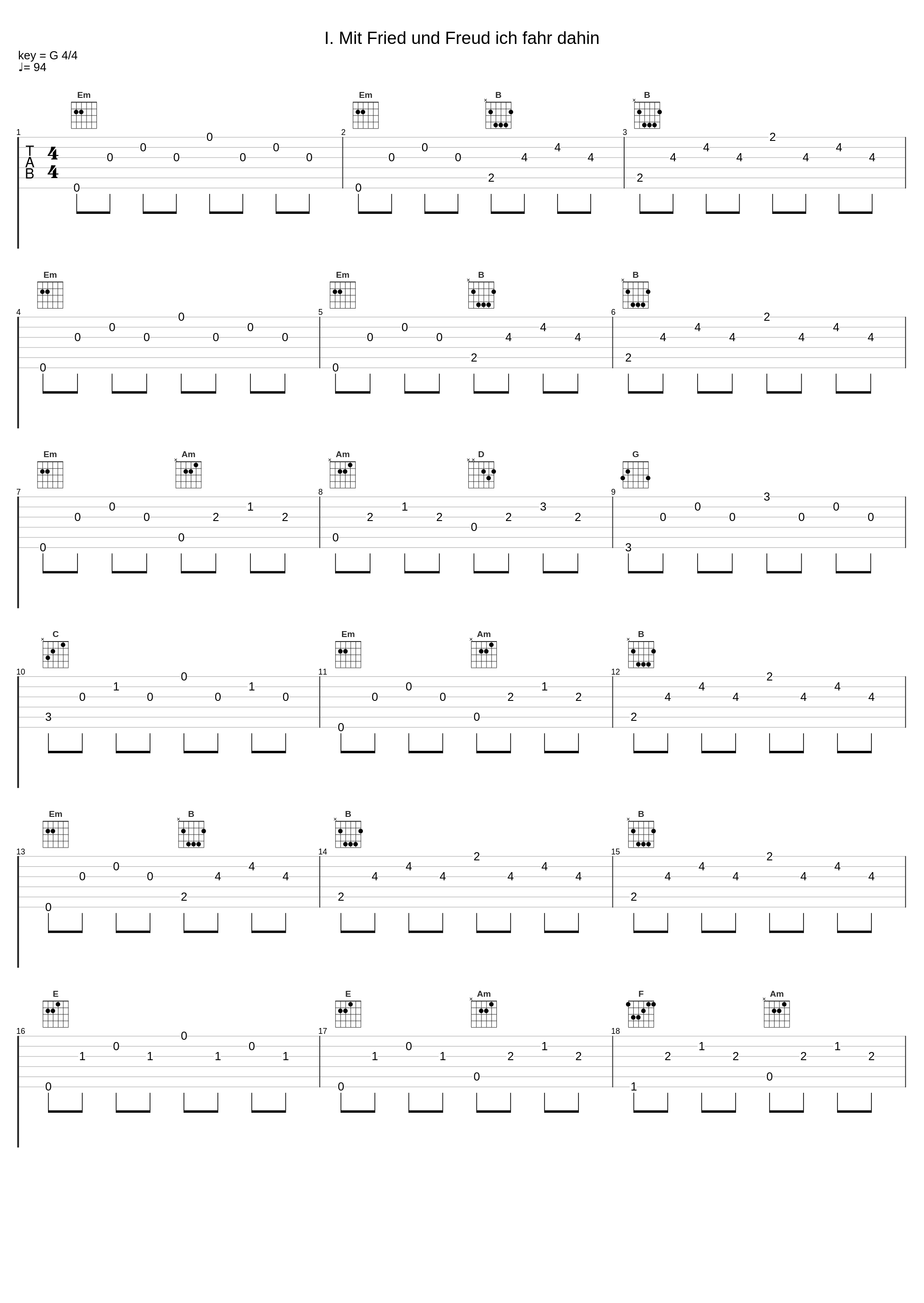 I. Mit Fried und Freud ich fahr dahin_Thomanerchor Leipzig,Gewandhausorchester,Georg Christoph Biller,Johann Sebastian Bach_1