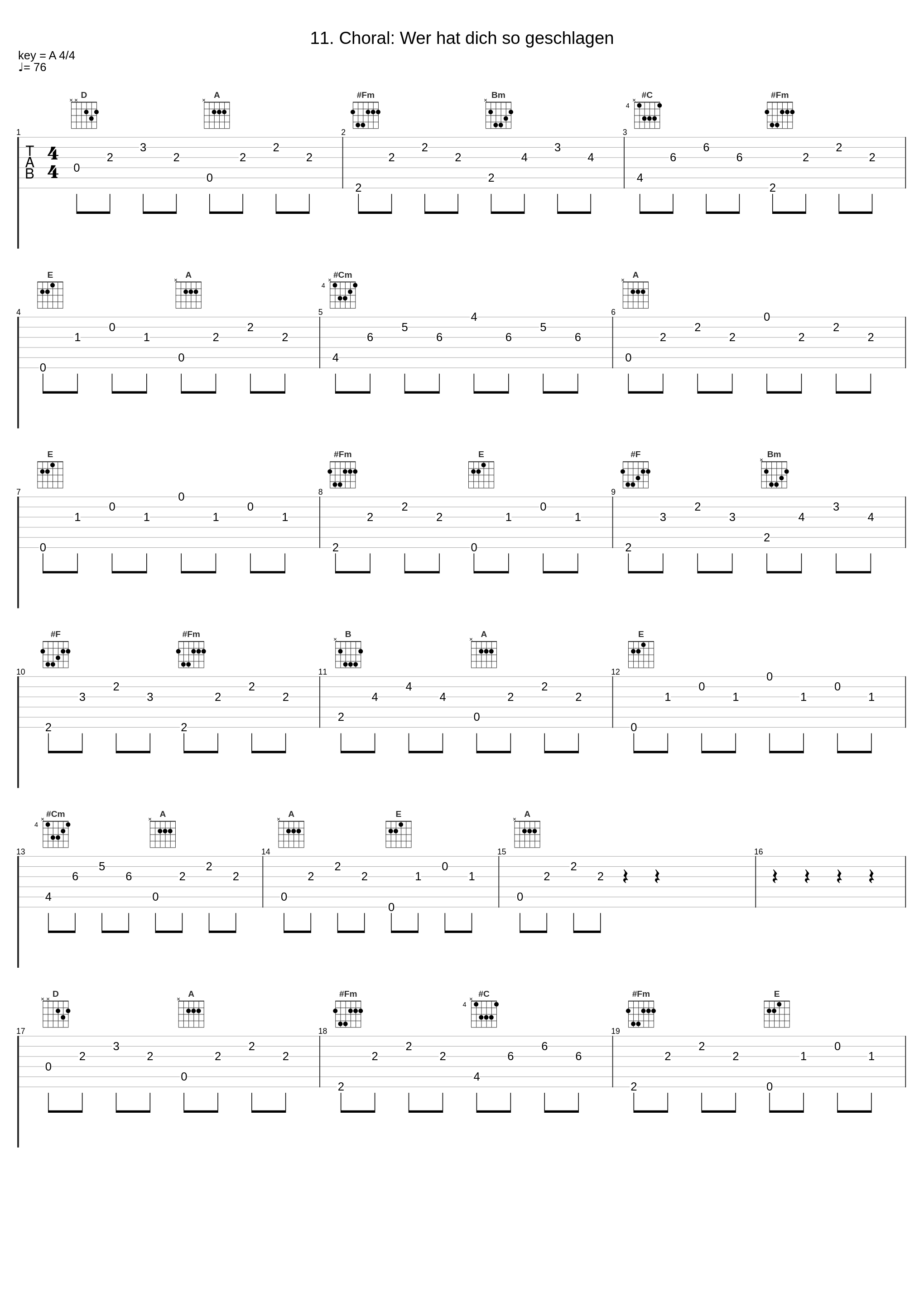 11. Choral: Wer hat dich so geschlagen_Thomanerchor Leipzig,Georg Christoph Biller,Gewandhausorchester,Johann Sebastian Bach,Marcus Ullmann,Gotthold Schwarz_1