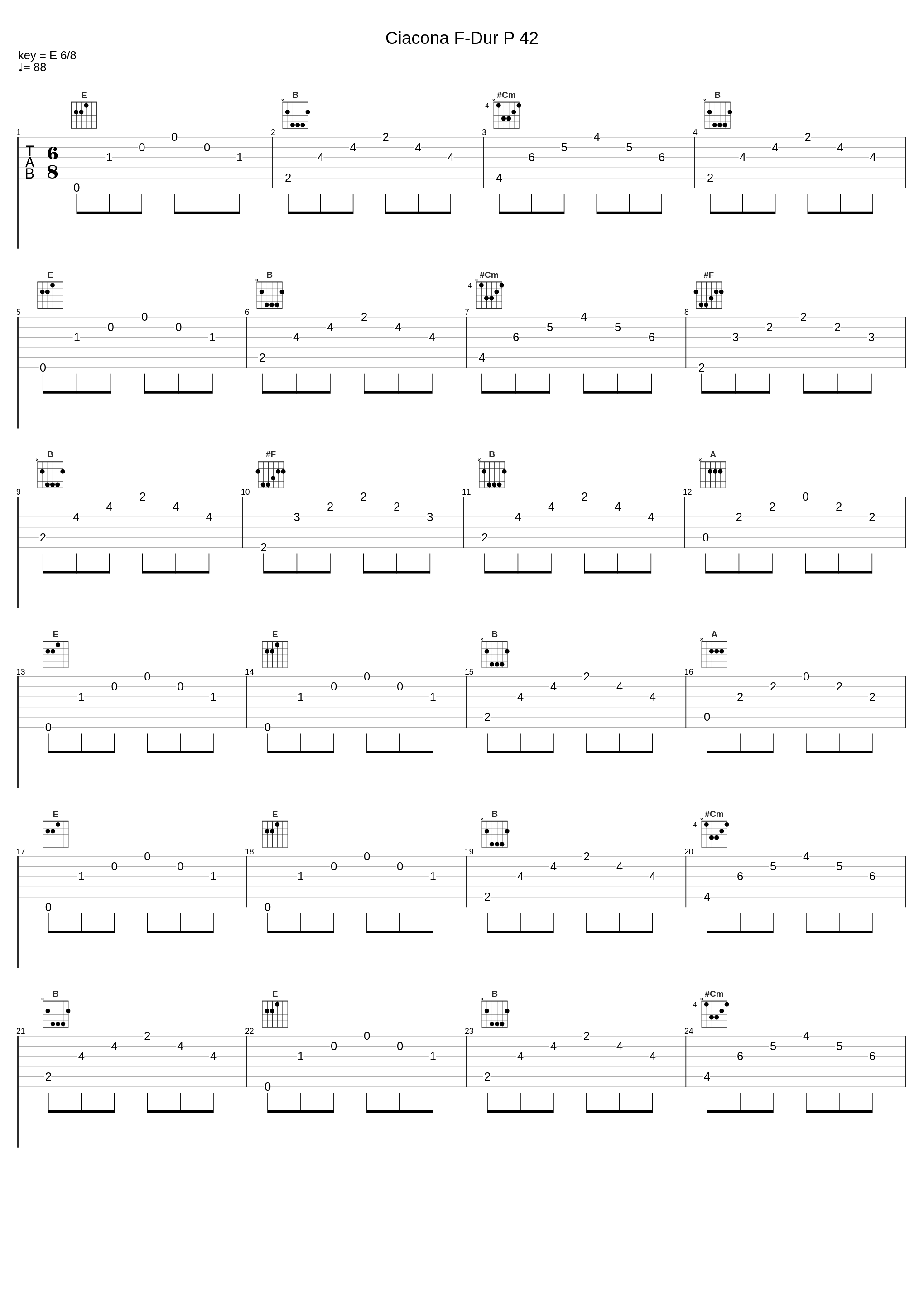 Ciacona F-Dur P 42_Márton Borsányi,Johann Pachelbel_1