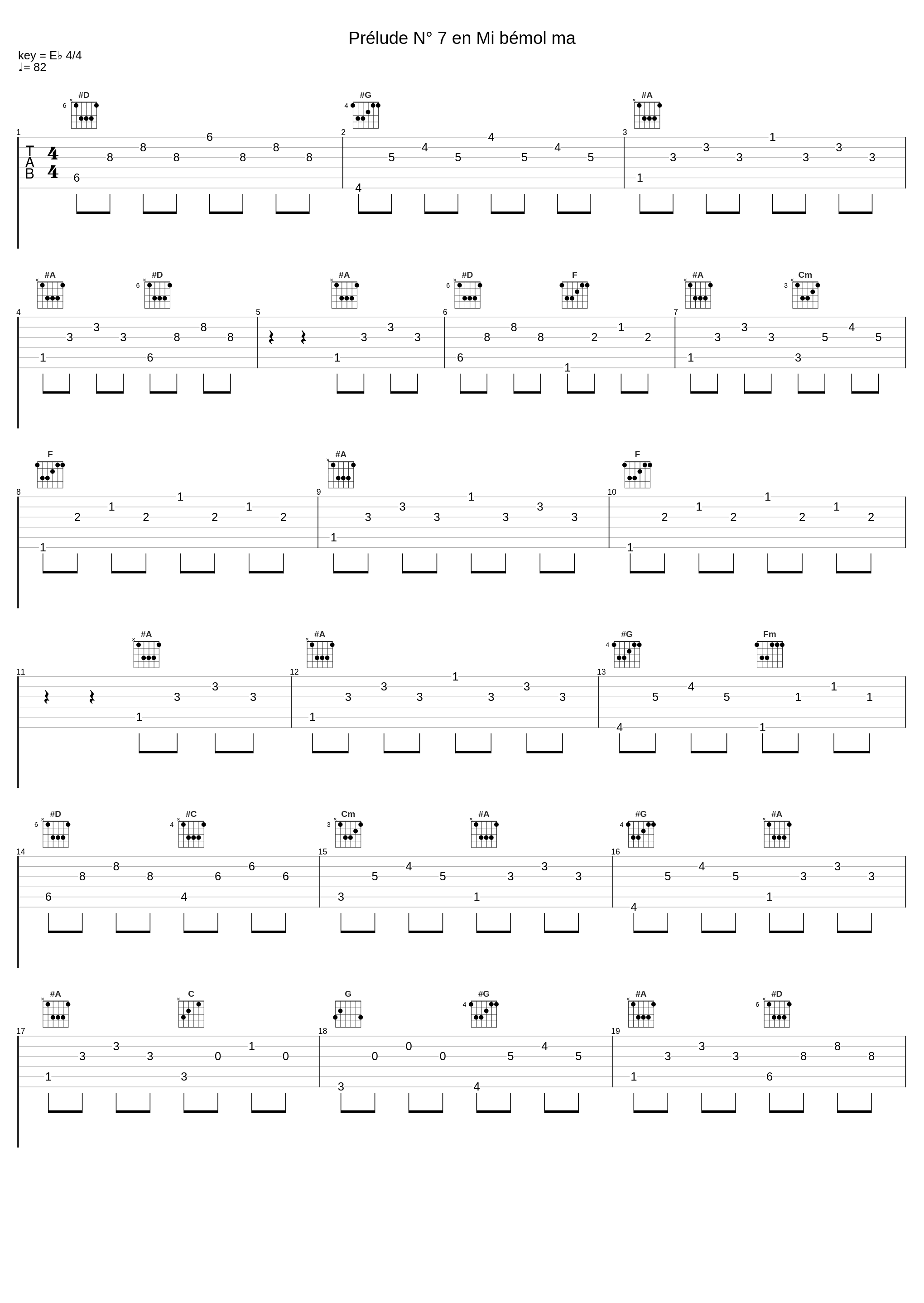 Prélude N° 7 en Mi bémol ma_朱晓玫,Johann Sebastian Bach_1