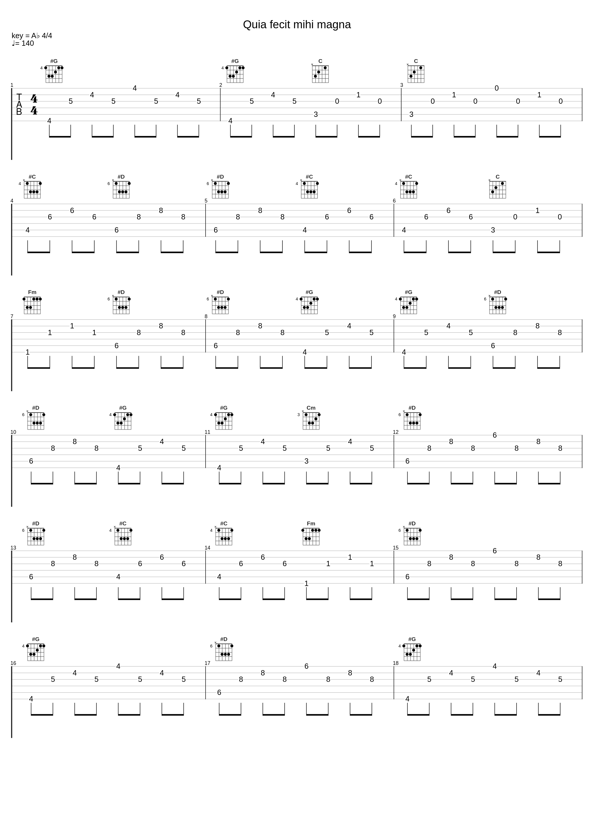 Quia fecit mihi magna_Johann Sebastian Bach_1