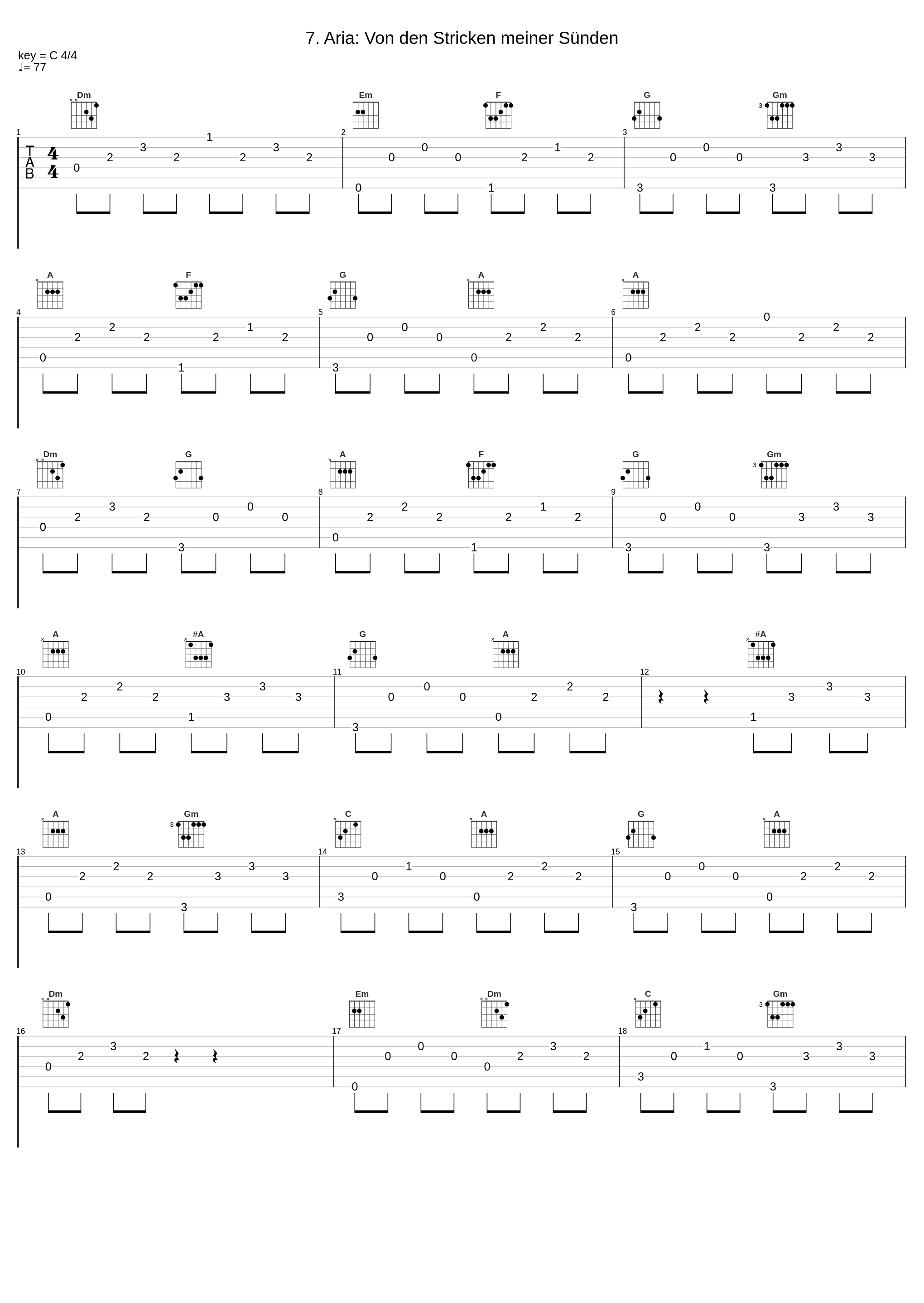 7. Aria: Von den Stricken meiner Sünden_Georg Christoph Biller,Gewandhausorchester,Johann Sebastian Bach,Matthias Rexroth_1