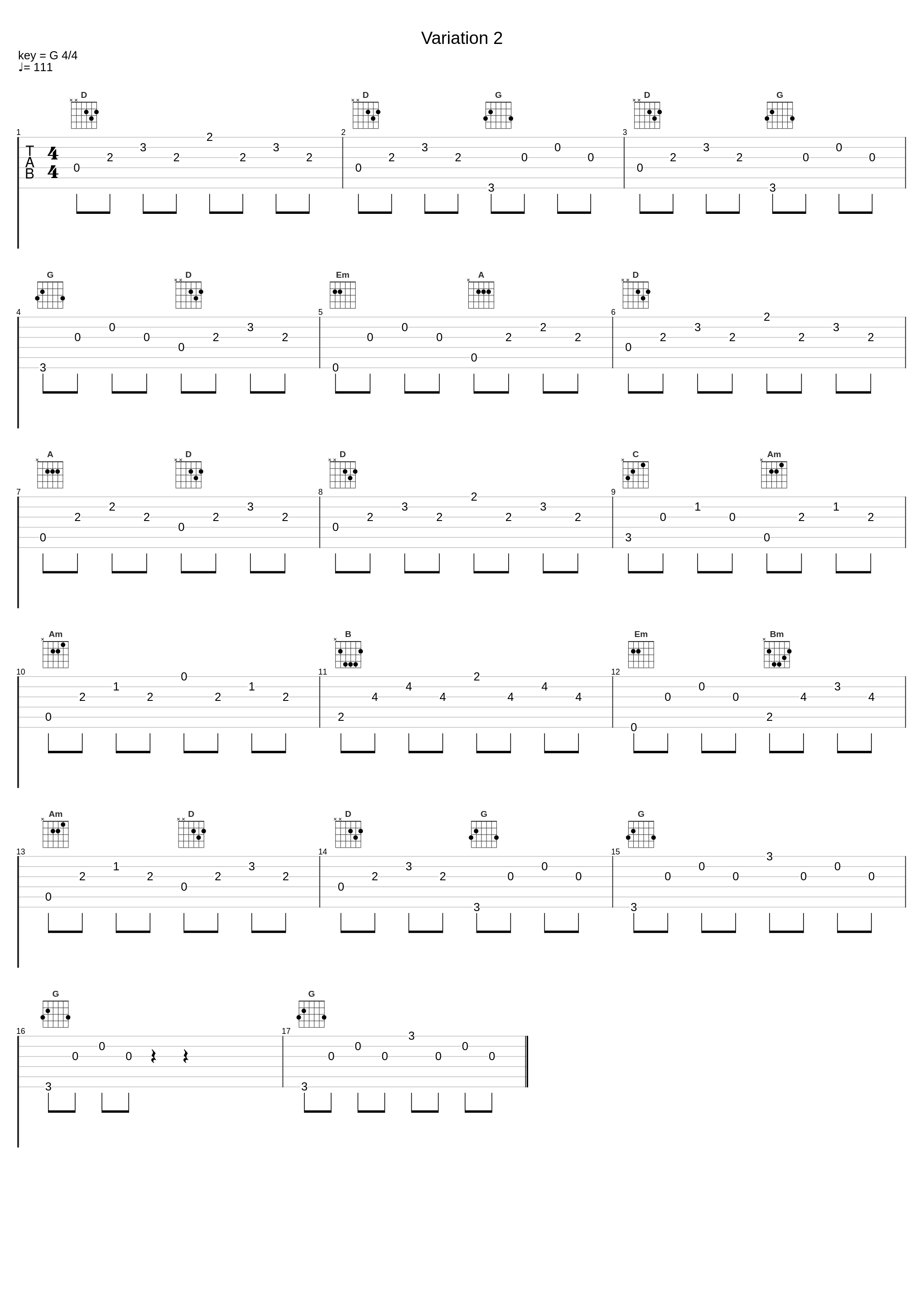 Variation 2_Johann Sebastian Bach_1