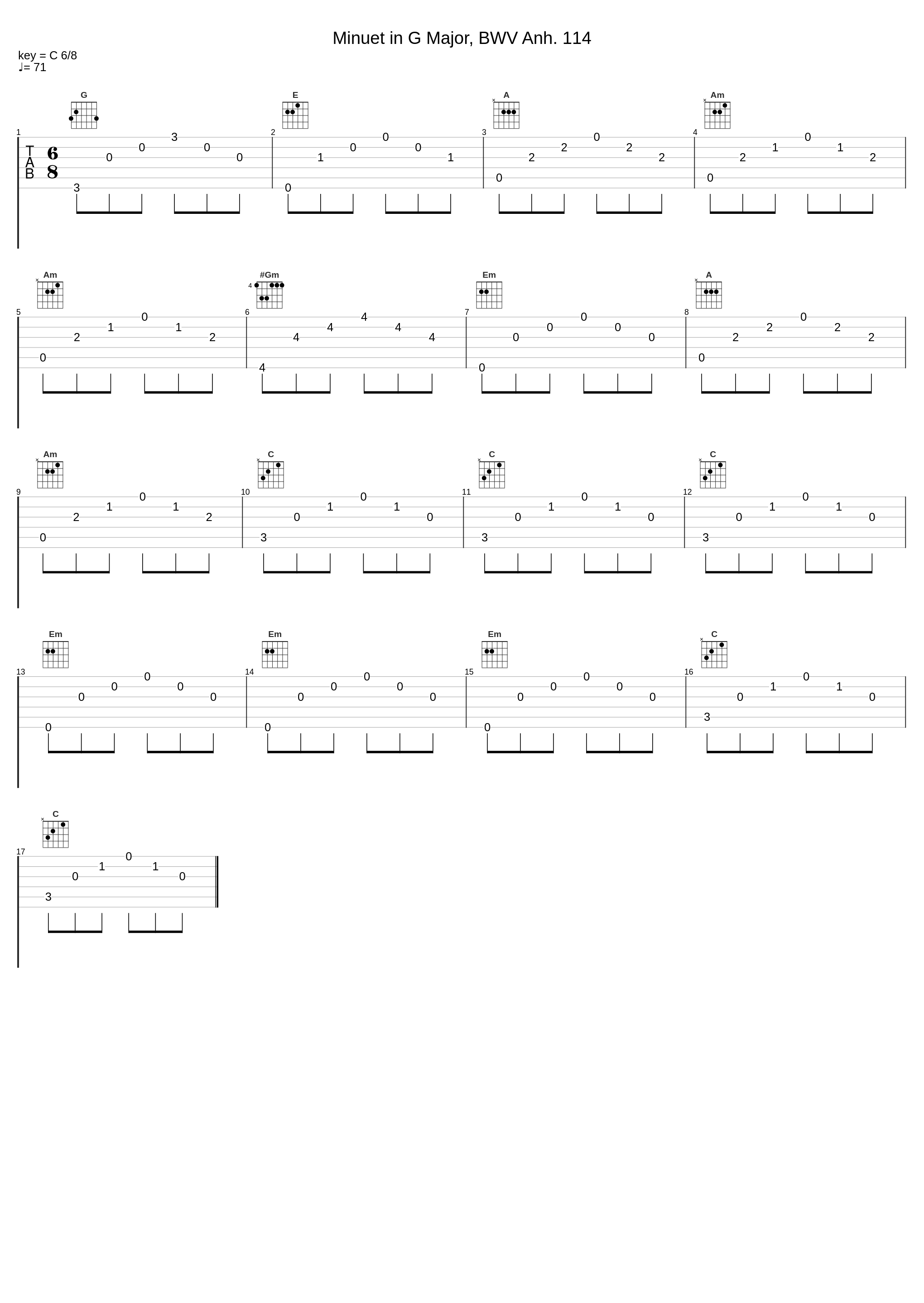 Minuet in G Major, BWV Anh. 114_grigoriostavrmusic,mpiskotogro,Johann Sebastian Bach_1