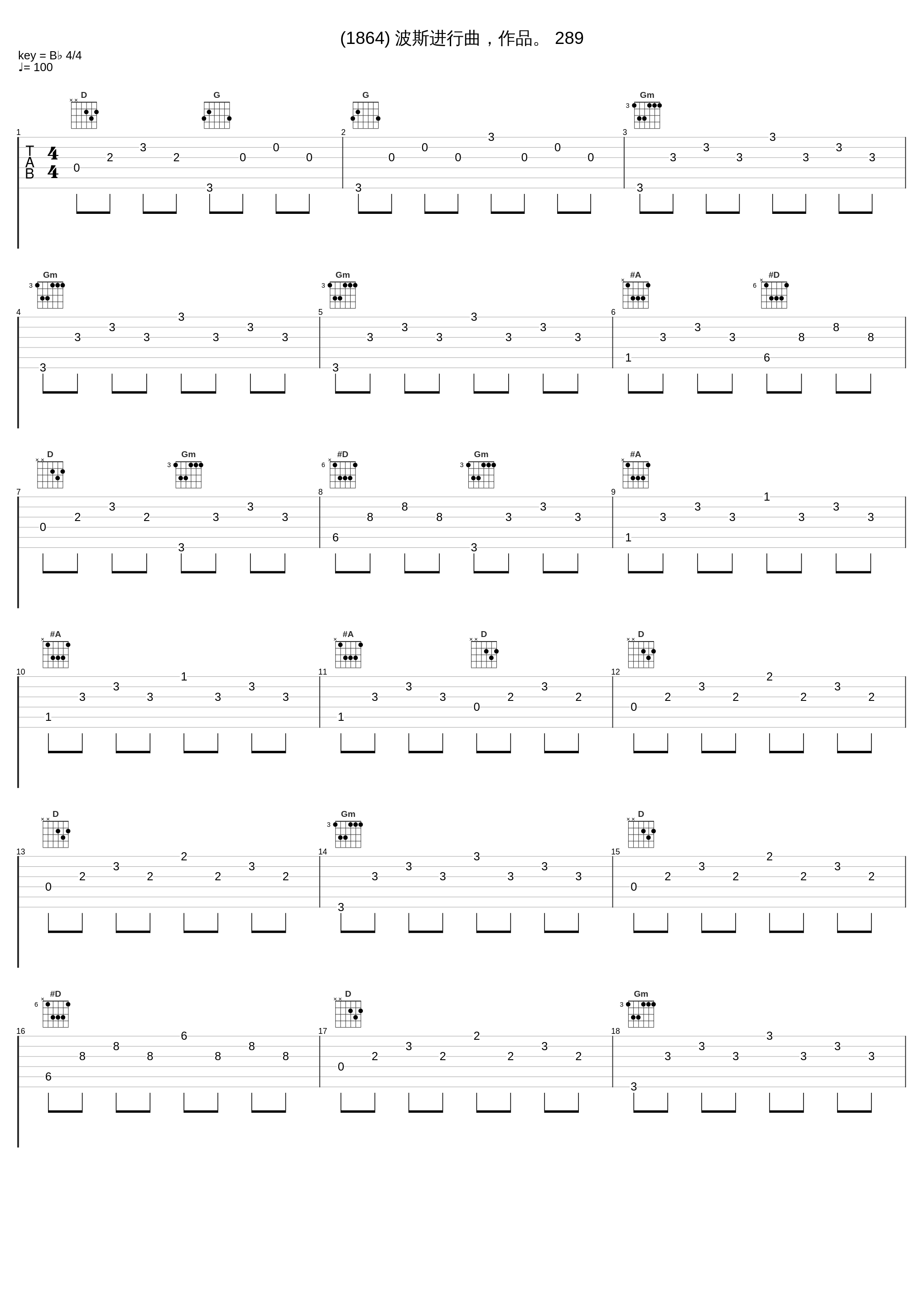 (1864) 波斯进行曲，作品。 289_Johann Strauss Jr._1