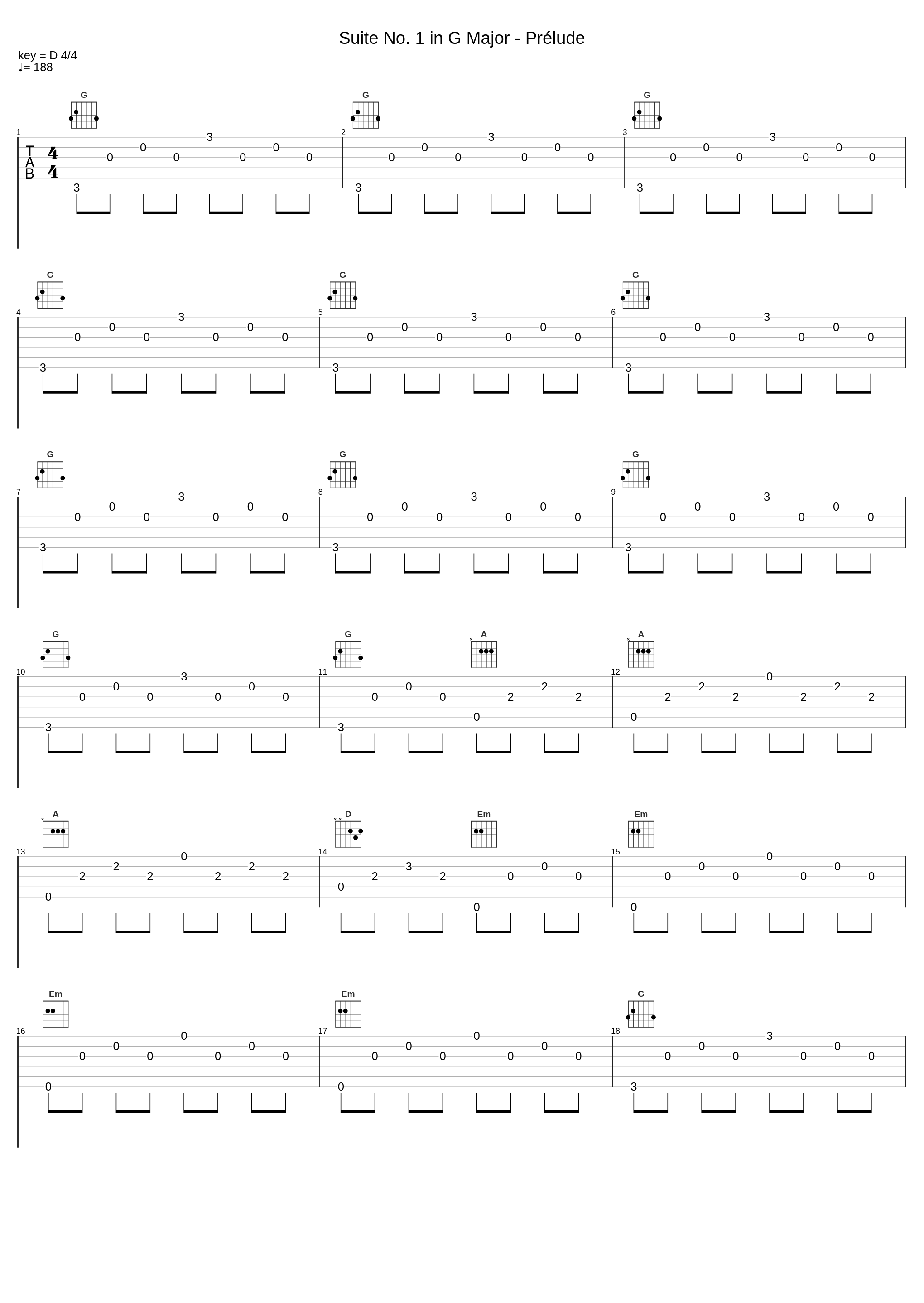 Suite No. 1 in G Major - Prélude_Daniel Mueller-Schott,Thomas Hampson,Johann Sebastian Bach,Ina Kohlschovsky,Kim Maerkl_1