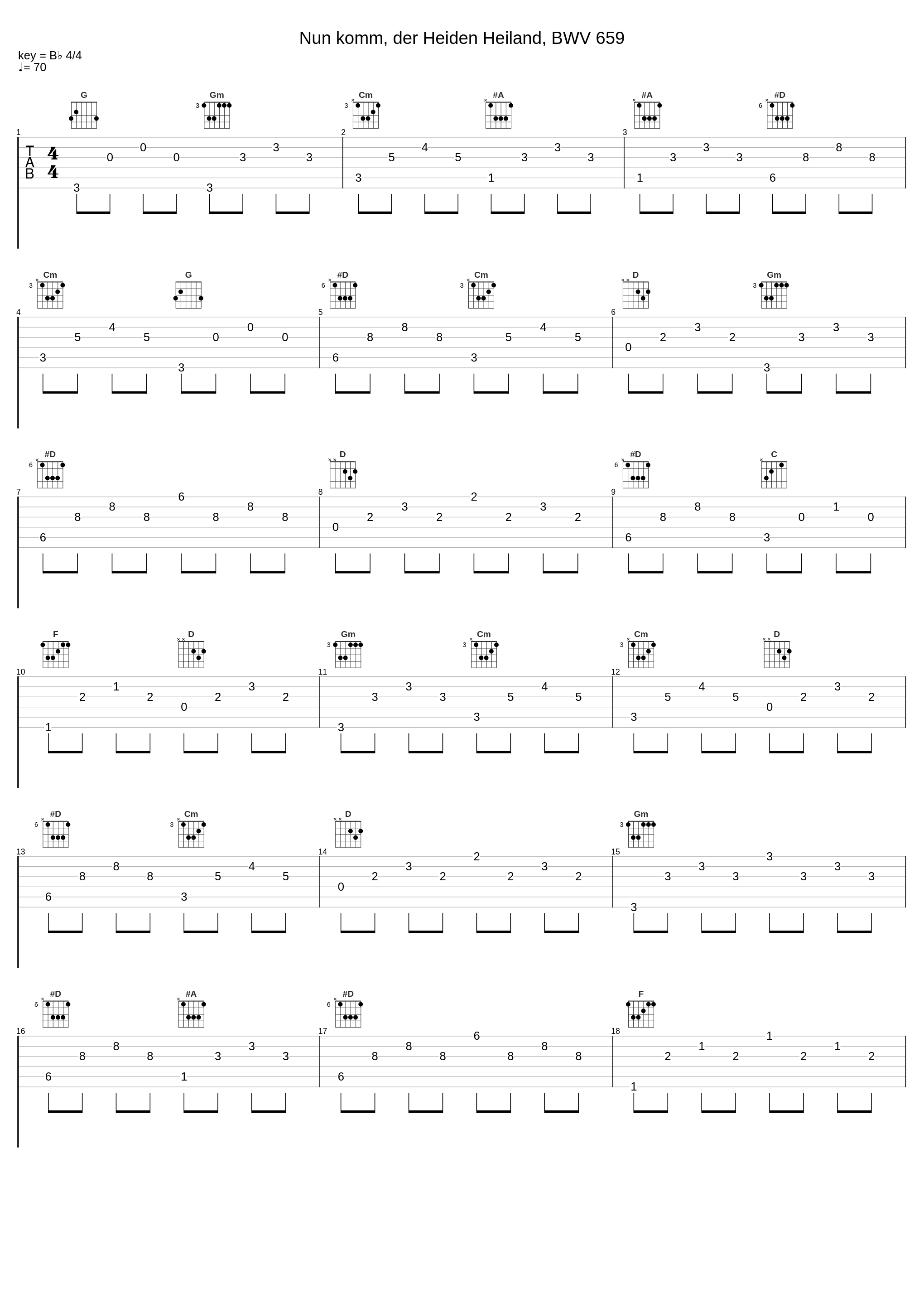 Nun komm, der Heiden Heiland, BWV 659_Stefan Johannes Bleicher,Johann Sebastian Bach_1