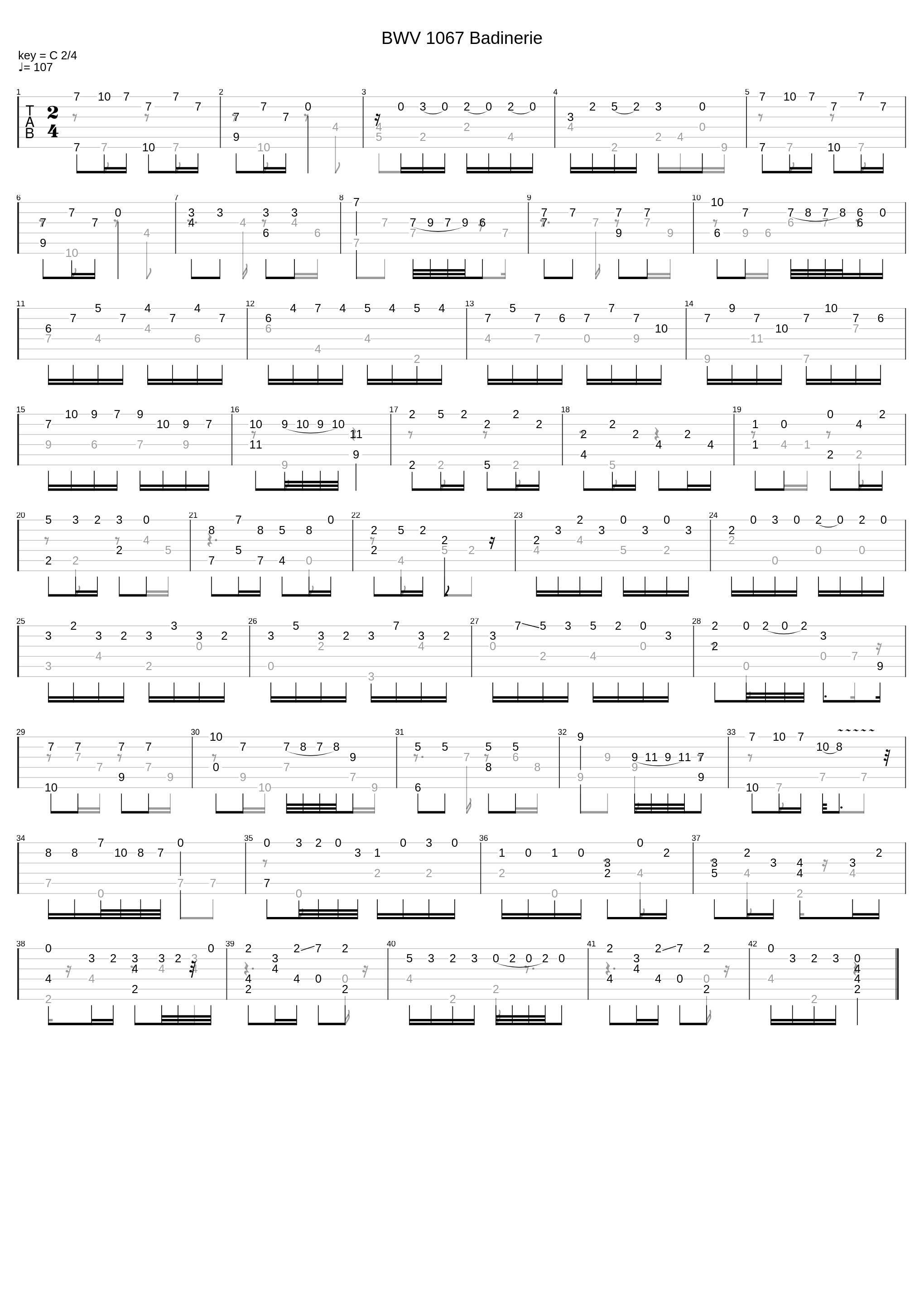 BWV 1067 Badinerie Mono_Johann Sebastian Bach_1