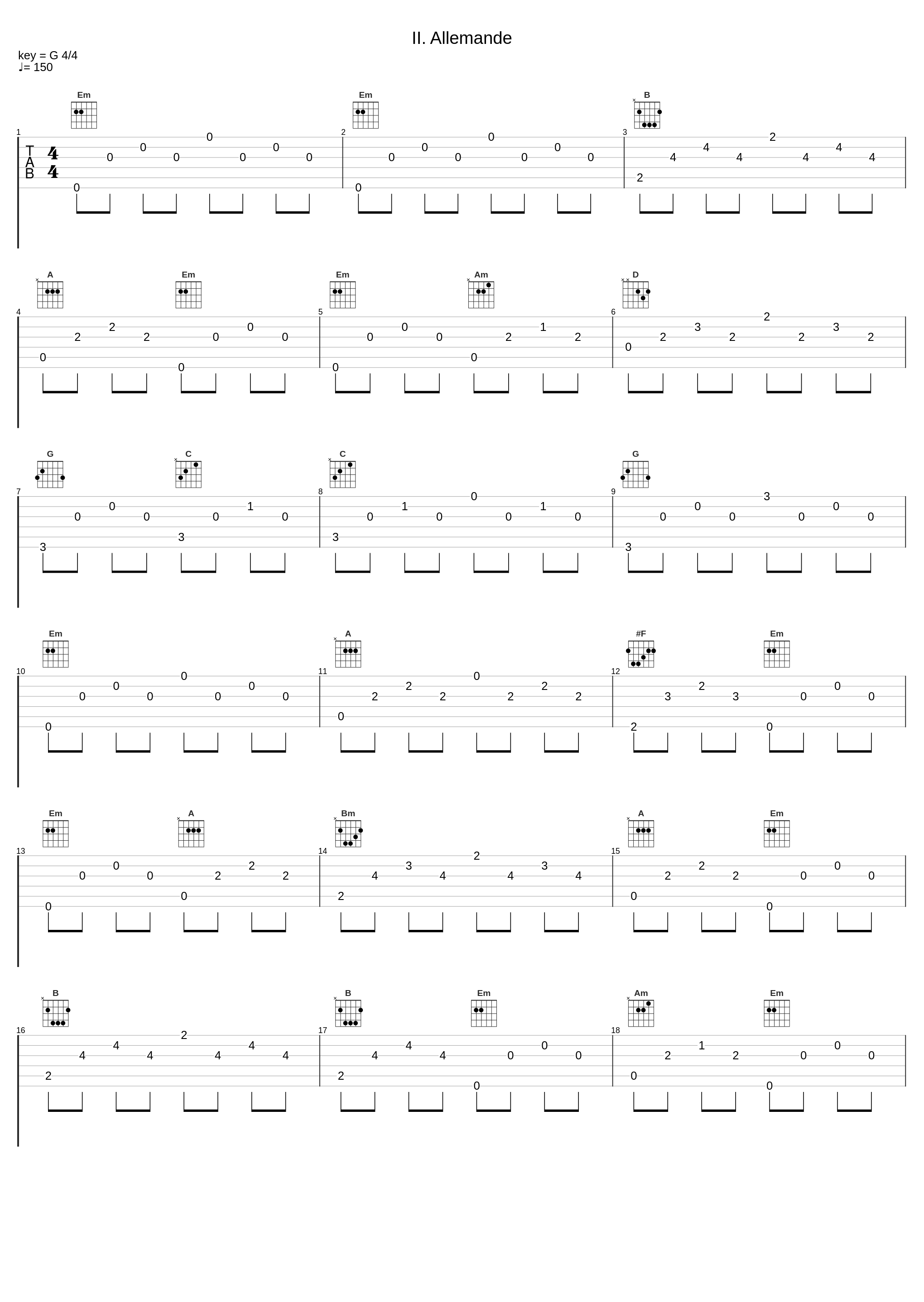 II. Allemande_John Williams,Johann Sebastian Bach_1