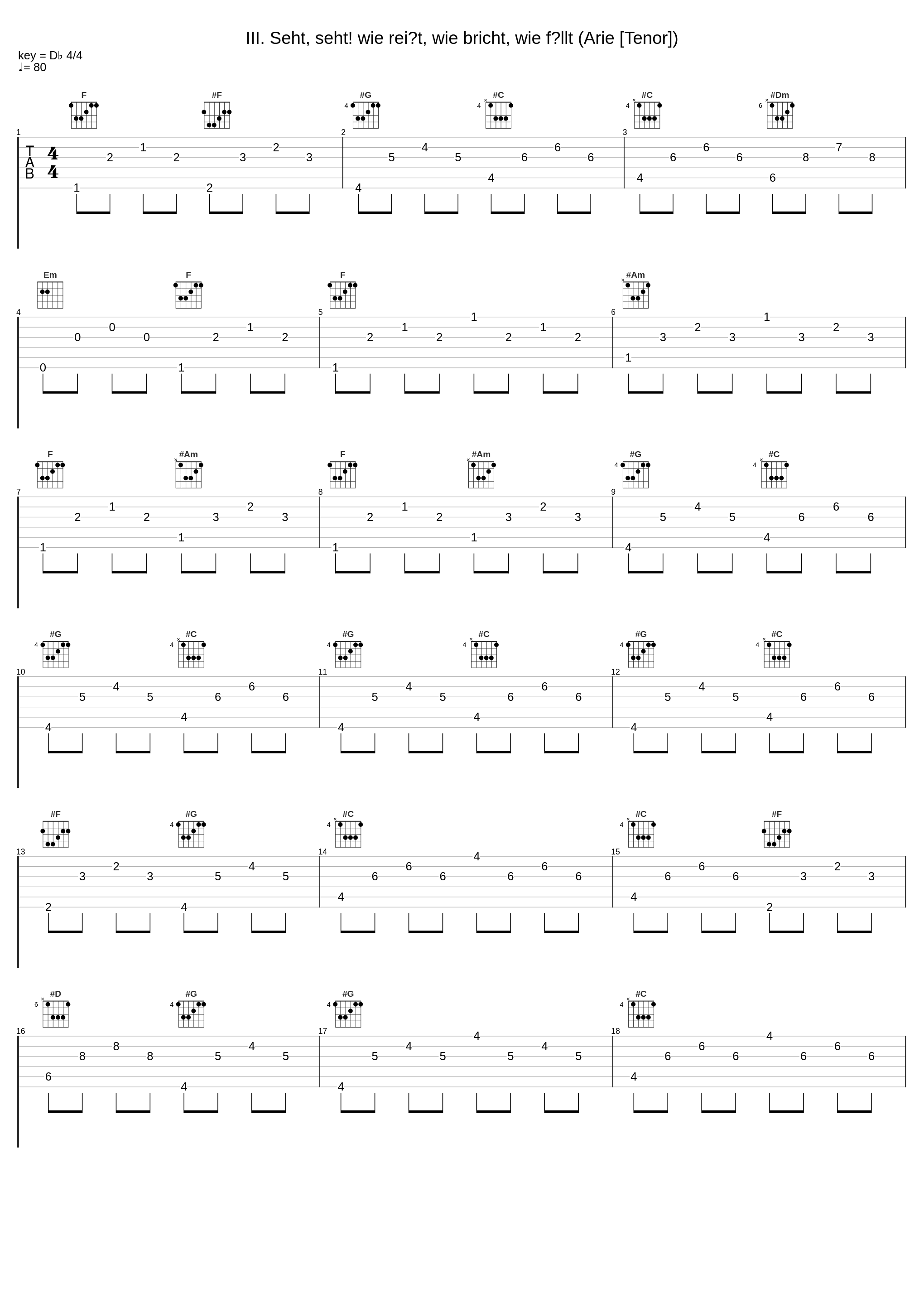 III. Seht, seht! wie reißt, wie bricht, wie fällt (Arie [Tenor])_Julius Pfeifer,Rudolf Lutz,Johann Sebastian Bach_1