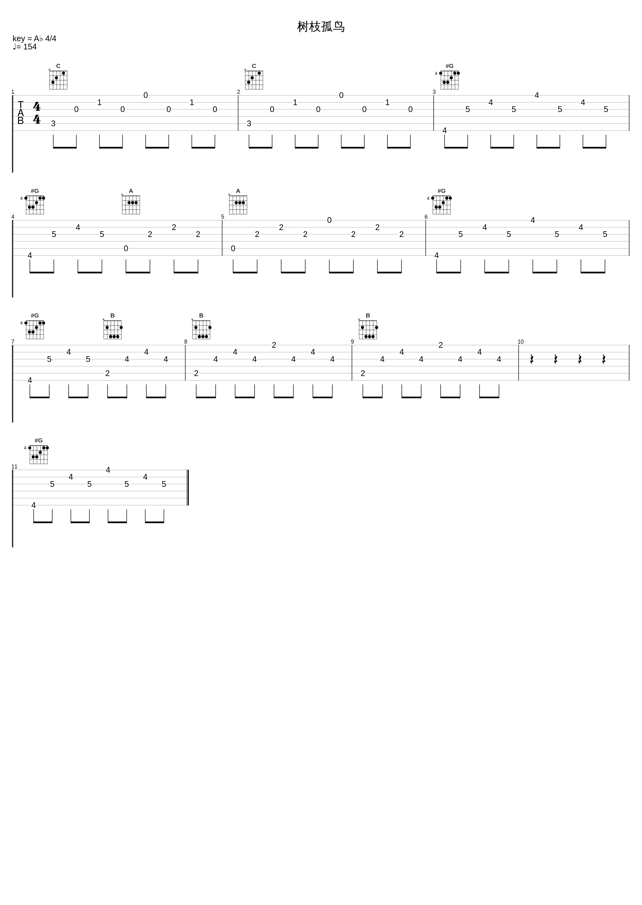 树枝孤鸟_伍佰_1